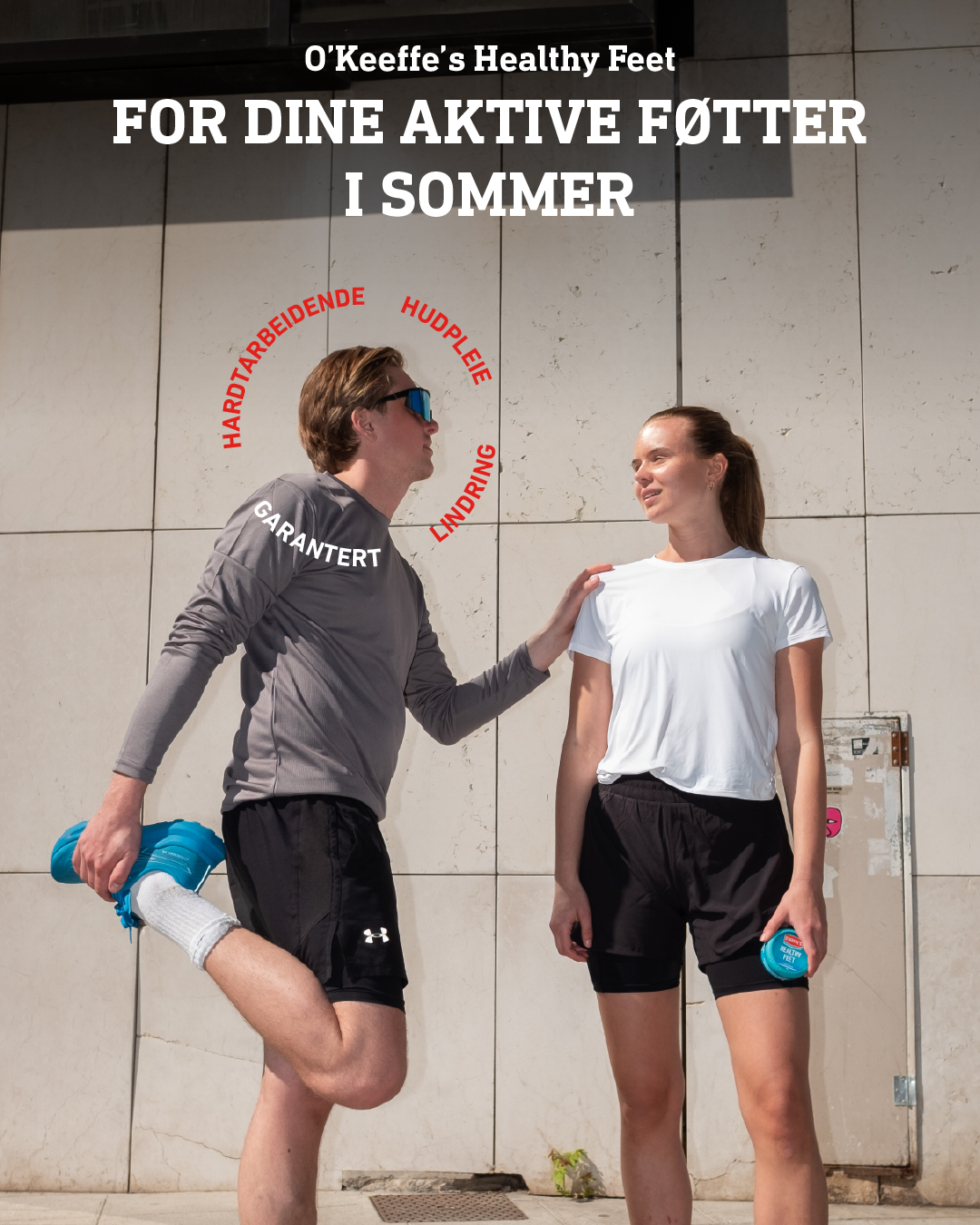 O'Keeffe's Norway Facebook ad: O’Keeffe’s Healty Feet, for dine aktive sommerføtter Du…