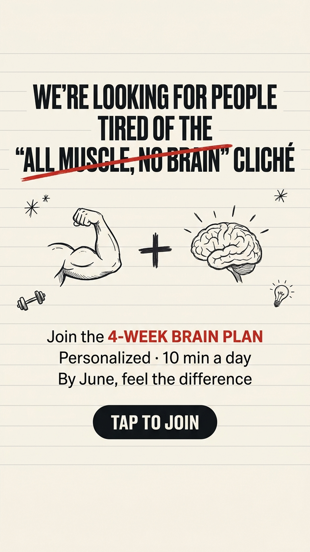 Impulse: Brain Training & Self-Discovery Facebook ad