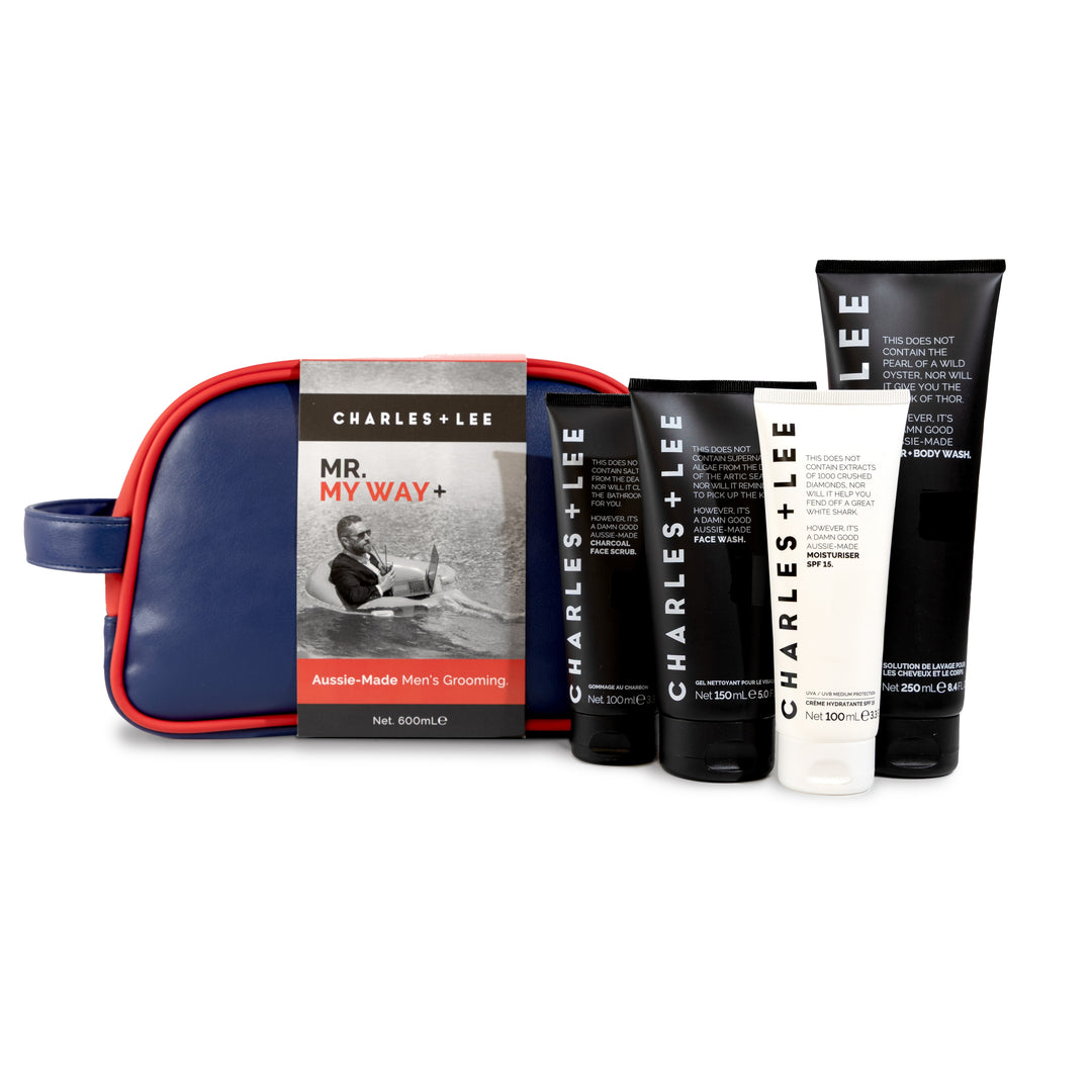 Charles + Lee Facebook ad: Find the perfect grooming gift for Dad.