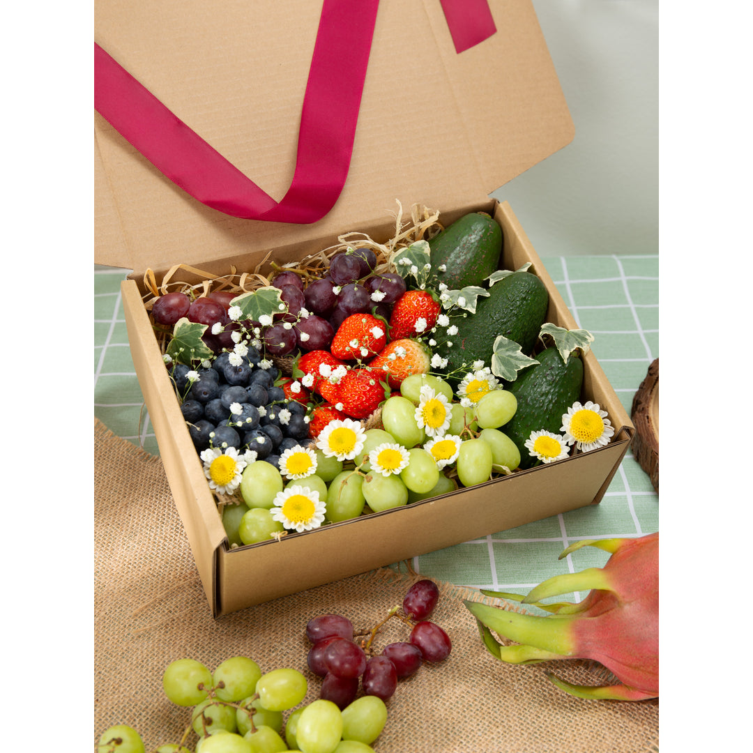FlowerSugarMY Facebook ad: Say it all with a beautifully curated fruit…