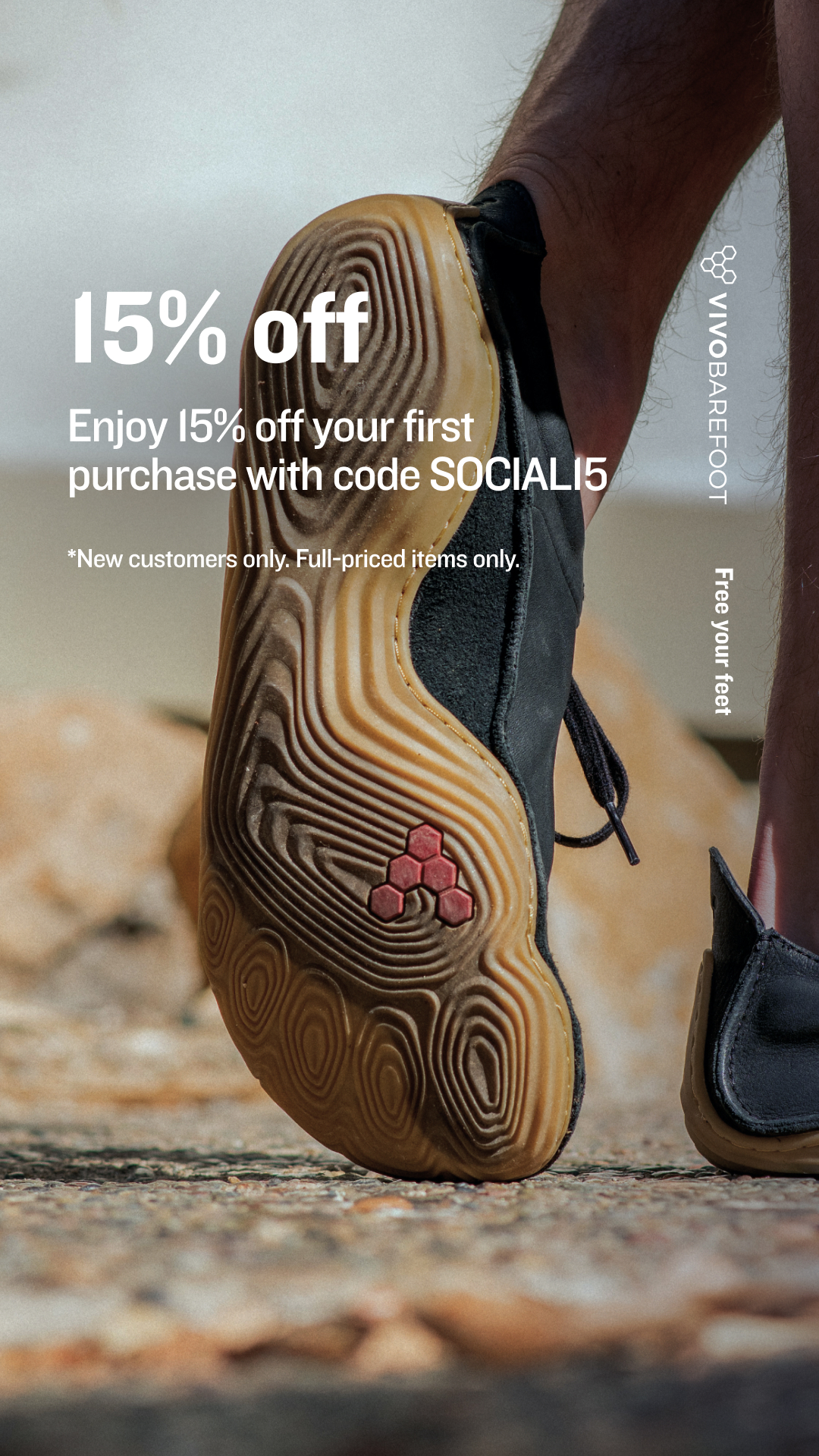 Vivobarefoot Facebook ad
