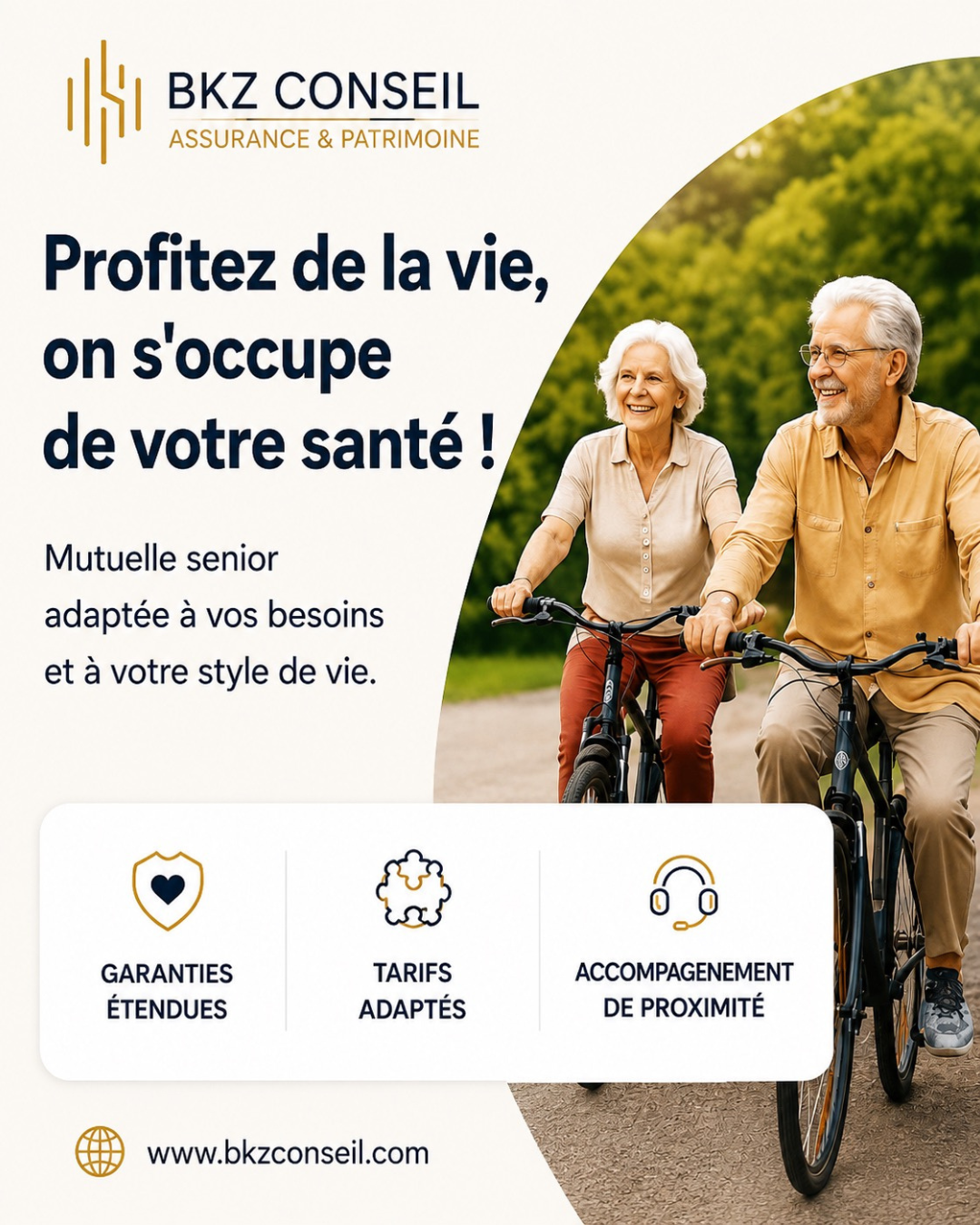 BKZ Conseil Facebook ad: Mutuelle Senior