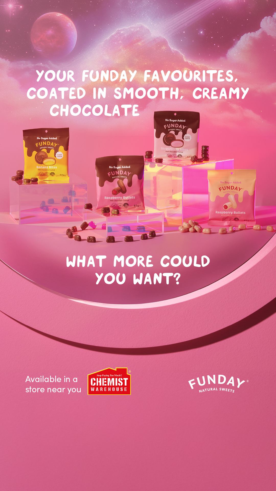 Funday Sweets Facebook ad