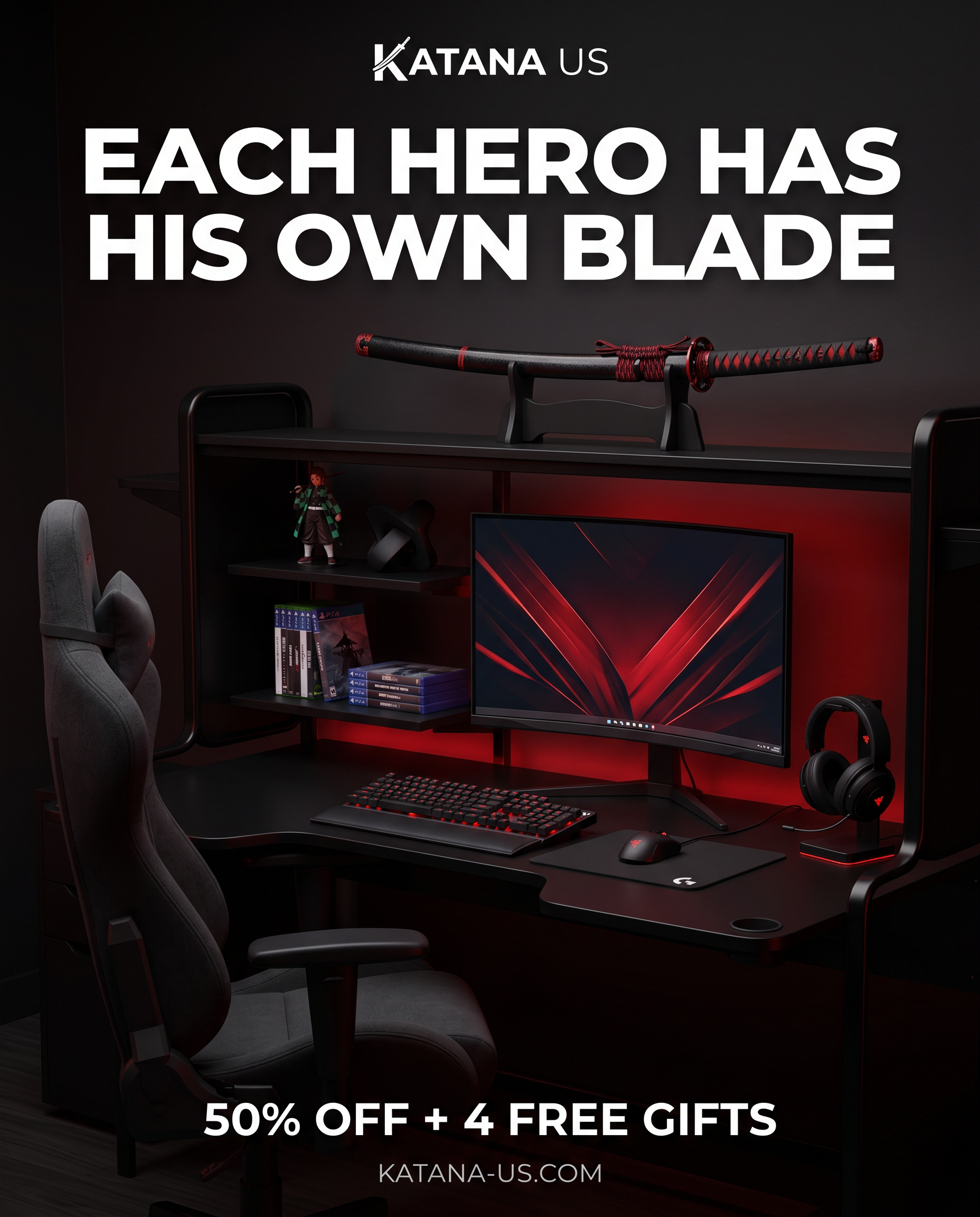 Katana US Facebook ad