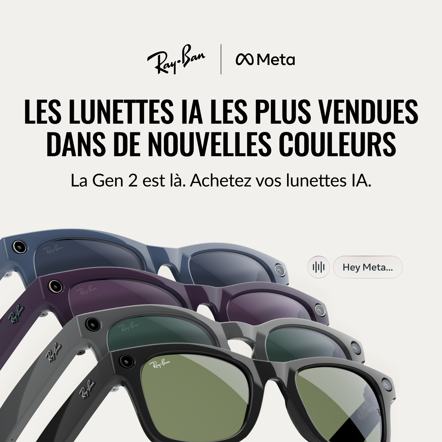 Ray-Ban Meta Facebook ad