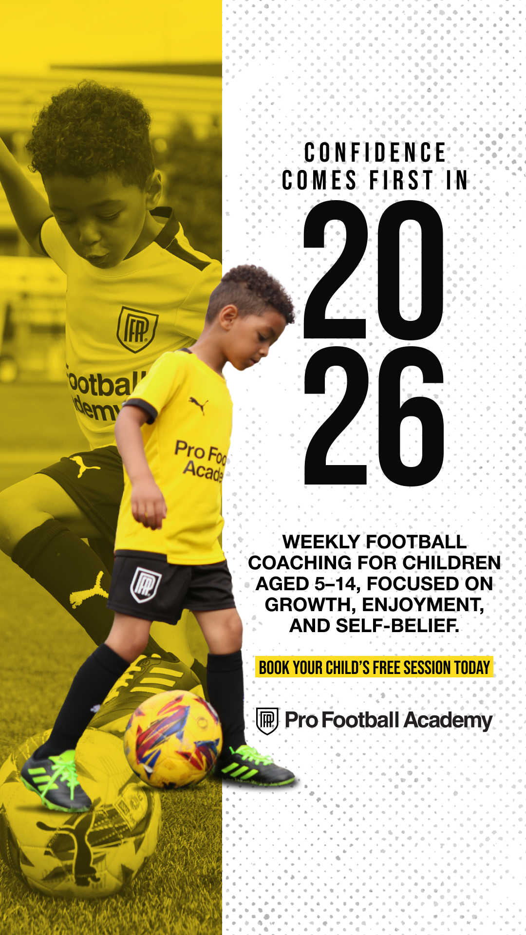 Pro Football Academy Facebook ad