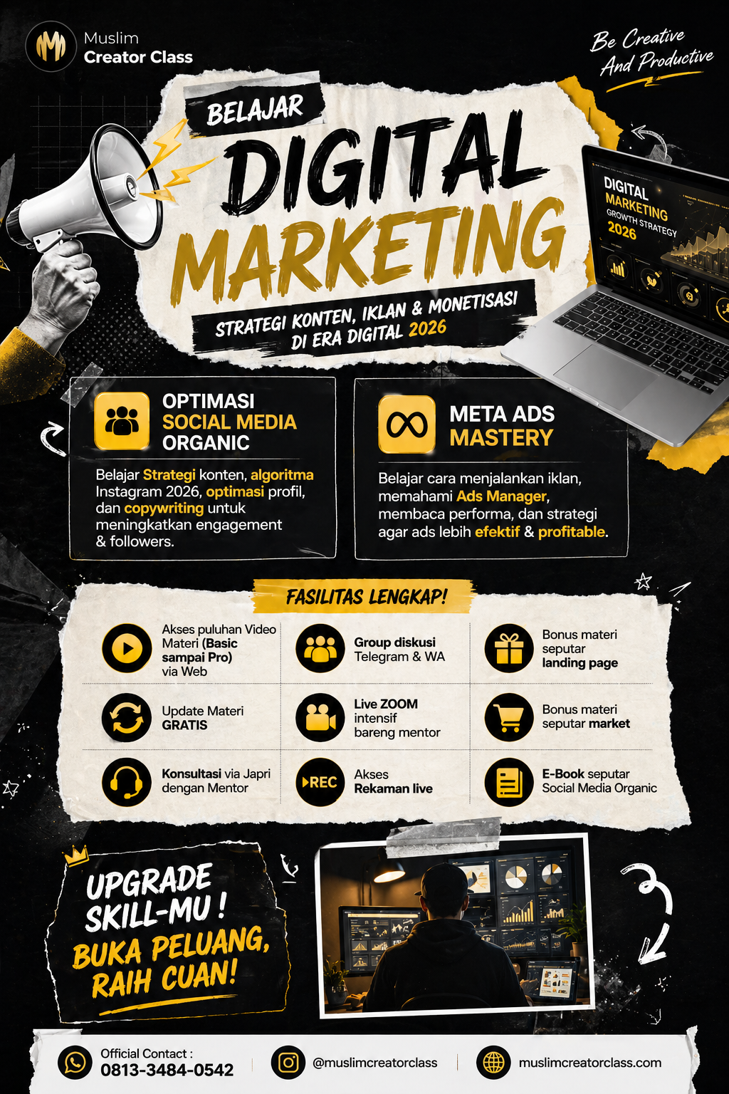 Muslim Creator Class Facebook ad: Sangat-sangat murah untuk value yang begitu besar dan…