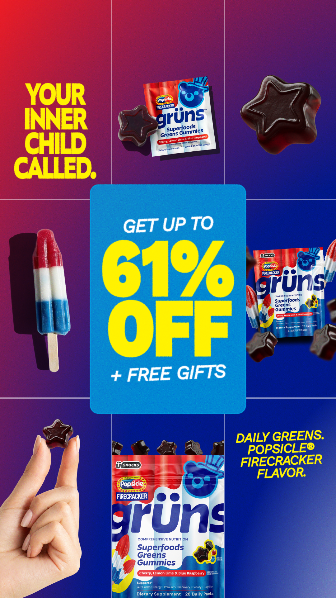 Grüns Facebook ad