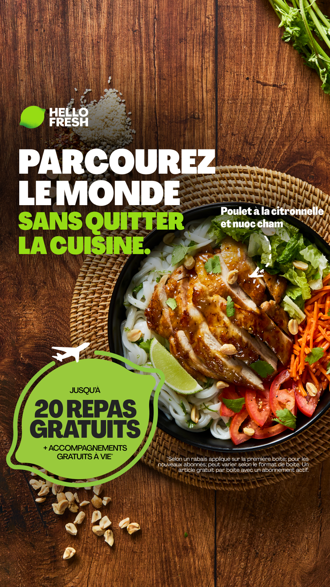 HelloFresh Facebook ad