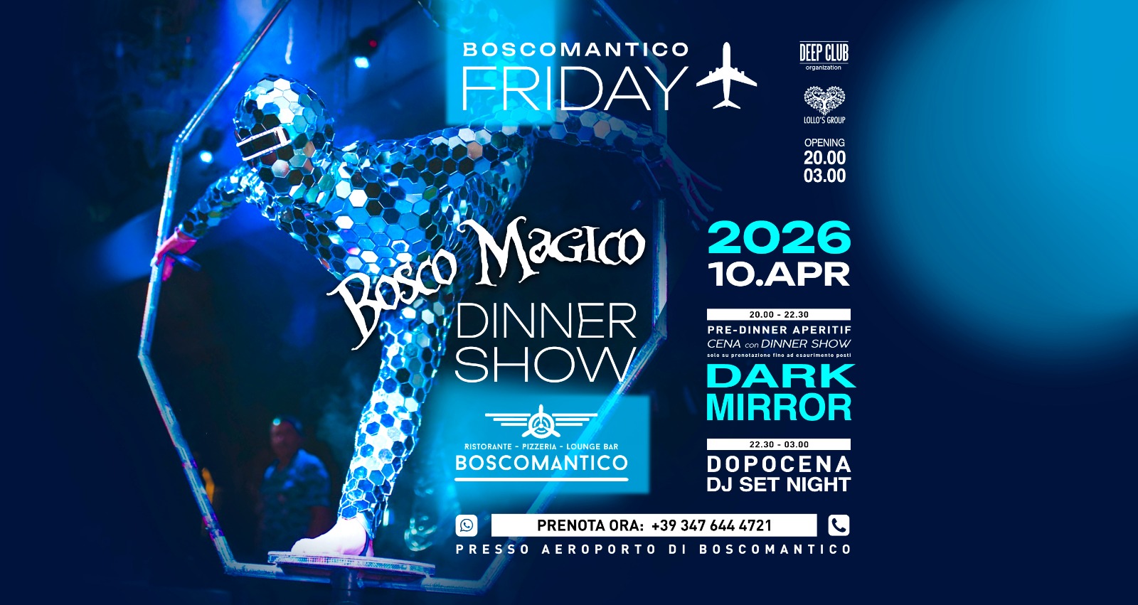Deep Club Facebook ad: ᗷ〇⟆ᙅ〇 ⲘᗩᎶᓮᙅ〇 °𝚂𝙿𝙴𝙲𝙸𝙰𝙻 𝙽𝙸𝙶𝙷𝚃° Verona