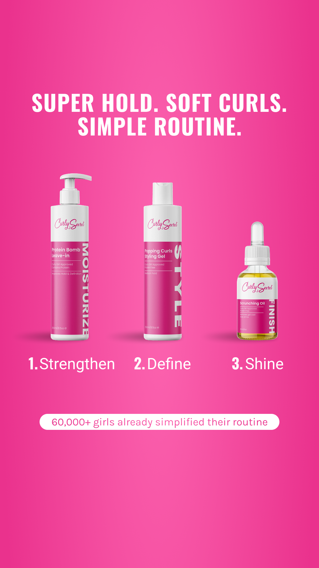 Curly Secret Facebook ad