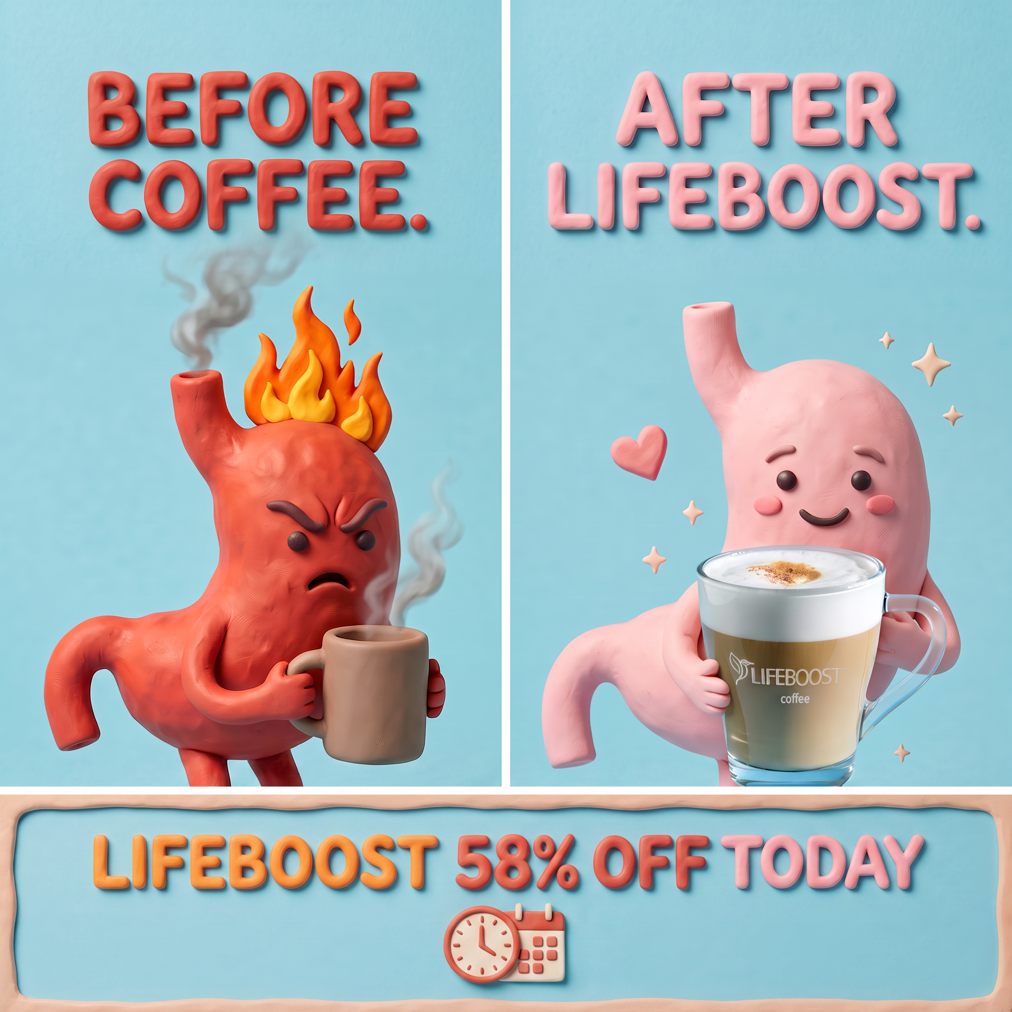 Lifeboost Coffee Facebook ad