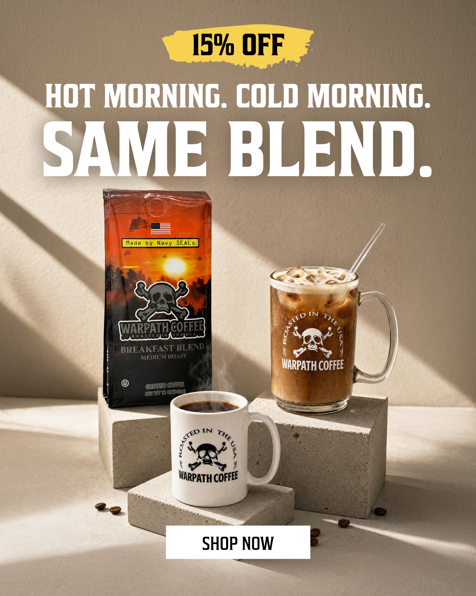 Warpath Coffee Facebook ad