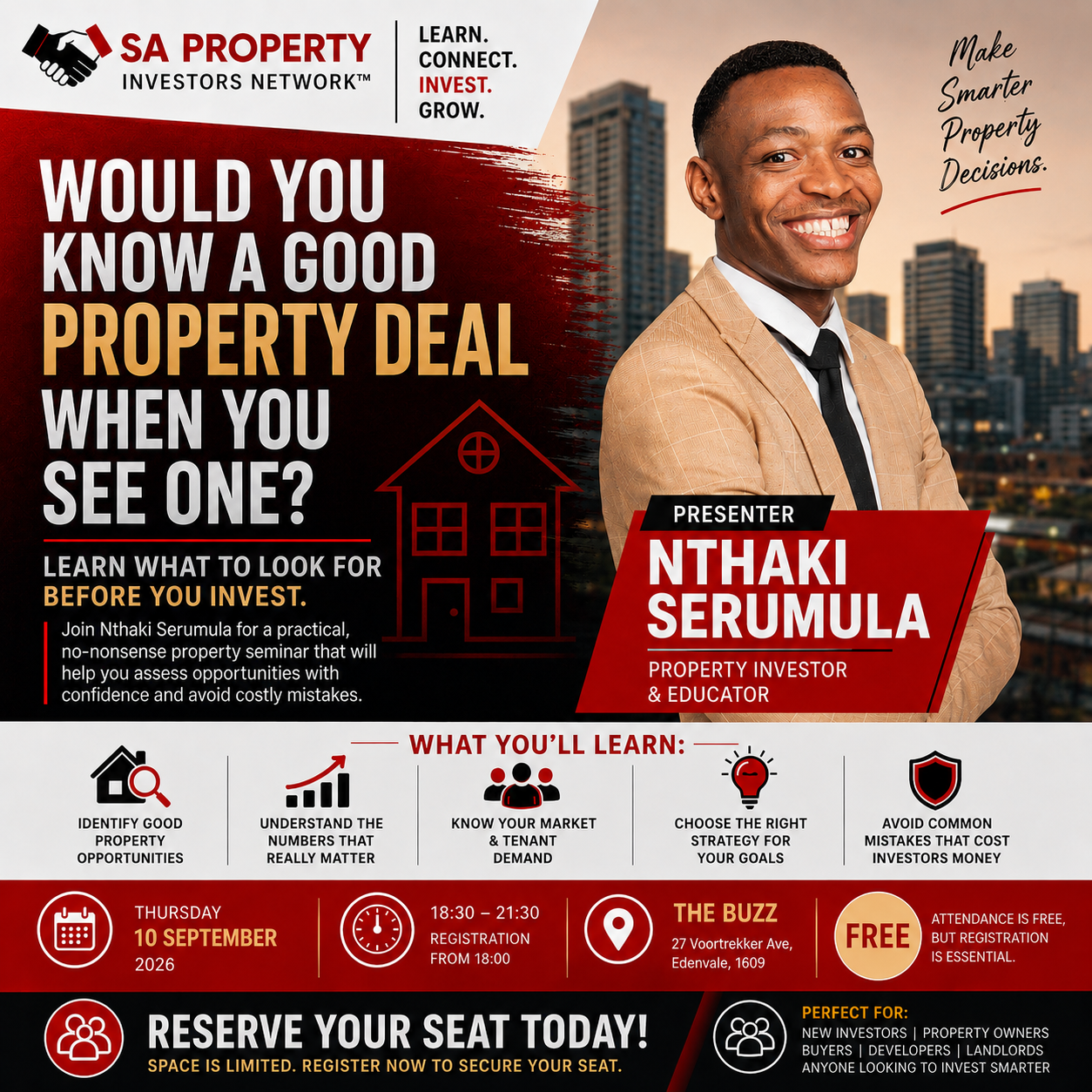 SA Property Investors Network Facebook ad