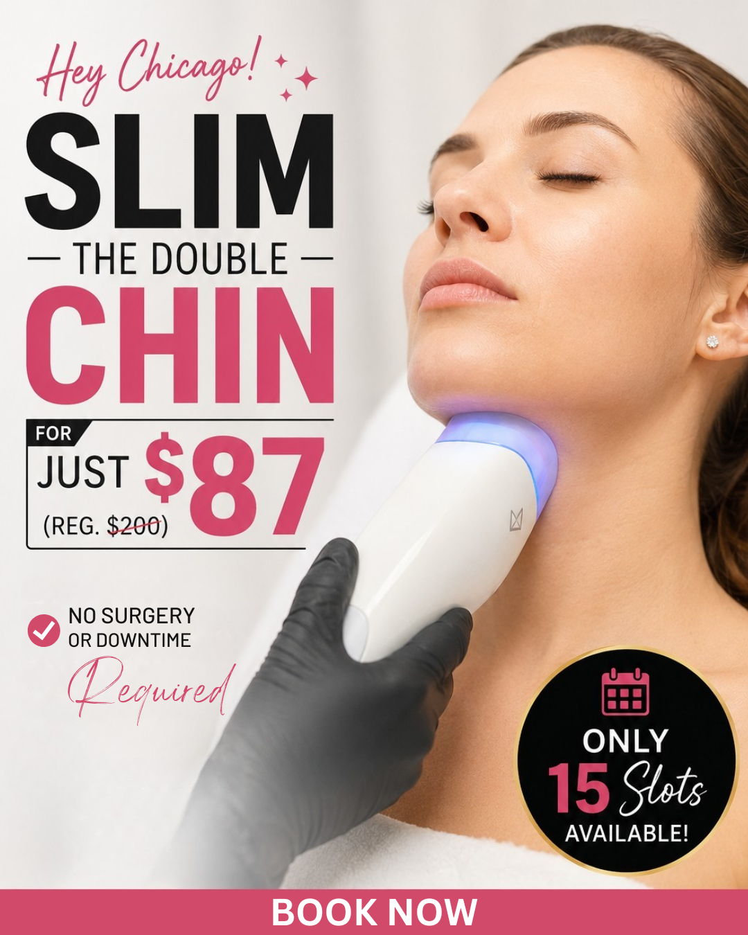 LA Slim Facebook ad: Non-Surgical Neck Lift JUST $87 (Reg. $200)