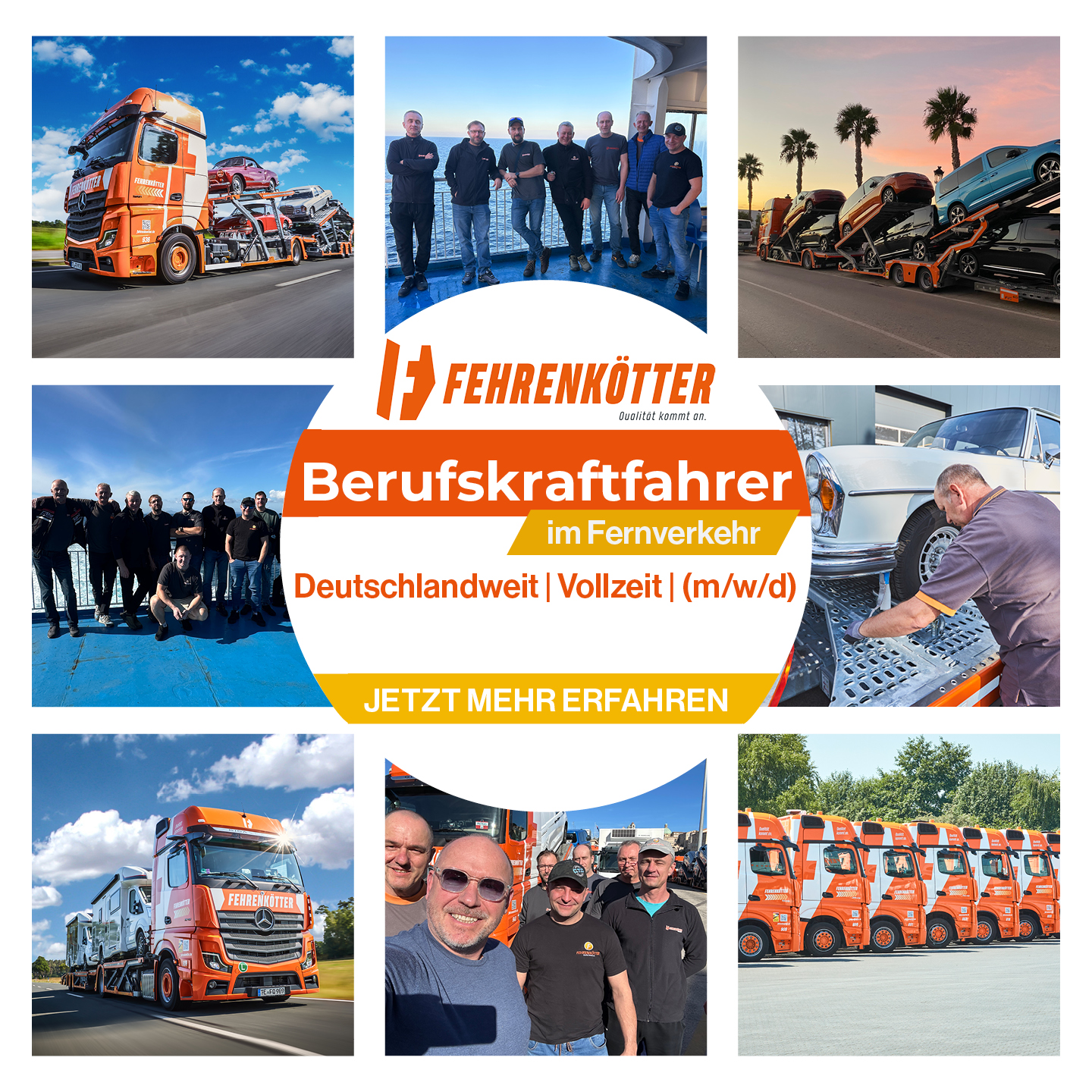Fehrenkötter Transport & Logistik GmbH Facebook ad: Landmaschinen statt Lebensmittel!