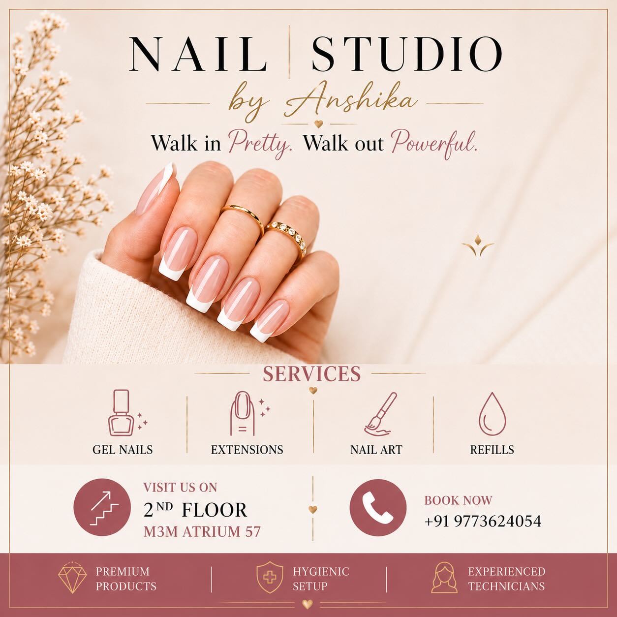 Nail Studio By Anshika Facebook ad from Jun 16, 2026
