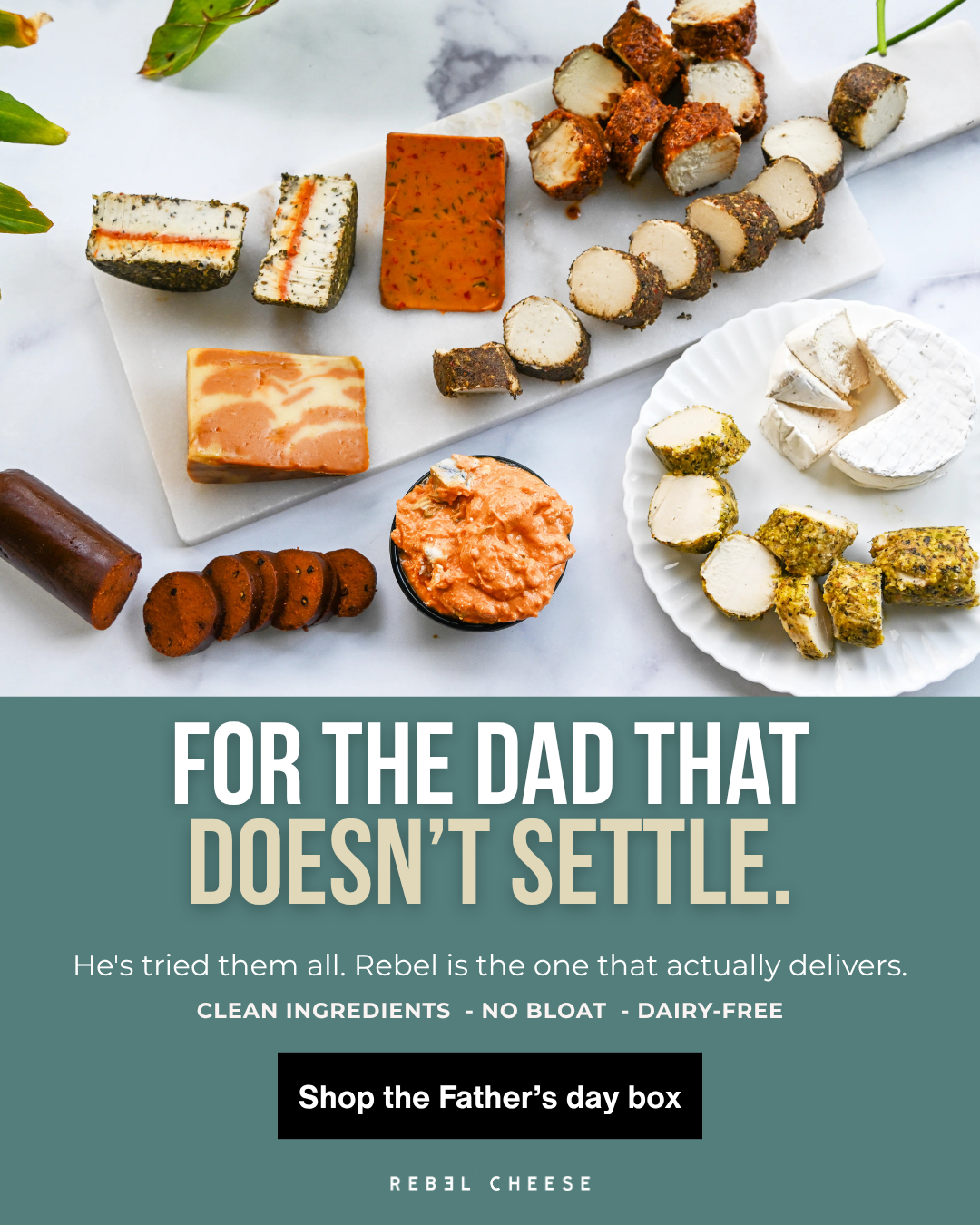 Rebel Cheese Facebook ad