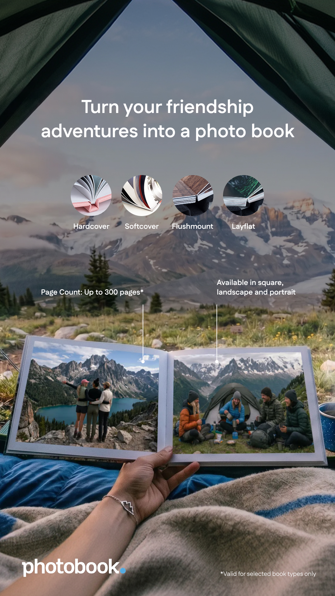 Photobook Asia Facebook ad: Print your shared memories