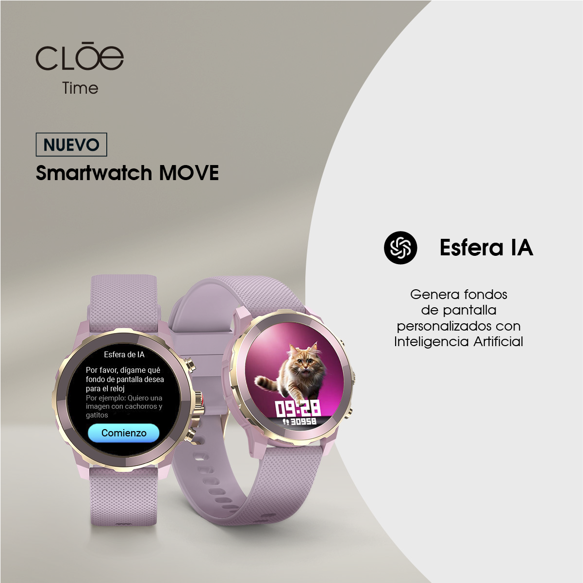 Cloe Time Facebook ad: Entrena Inteligente