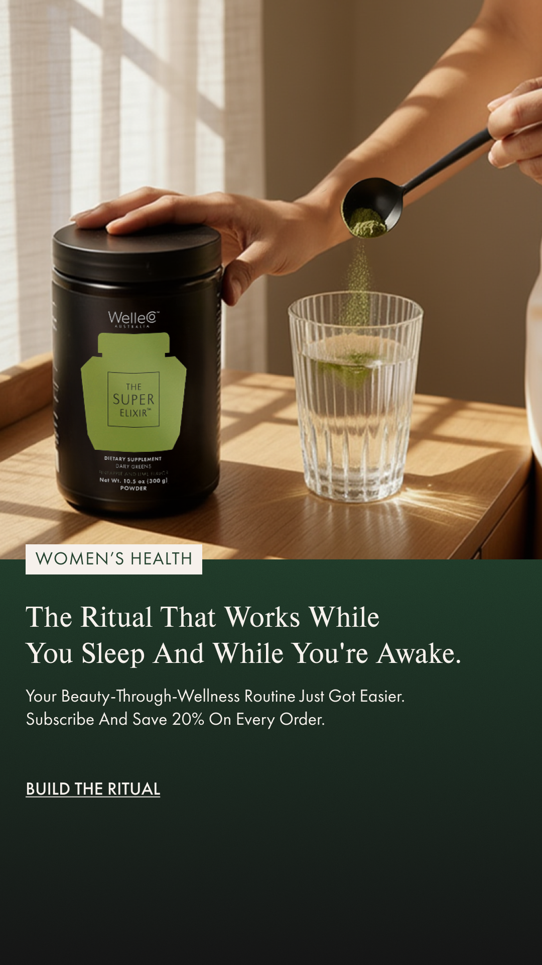 WelleCo Facebook ad