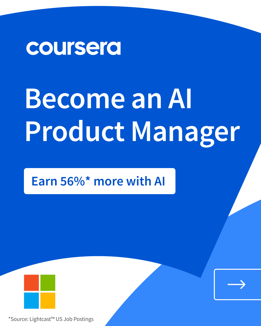Coursera Facebook ad
