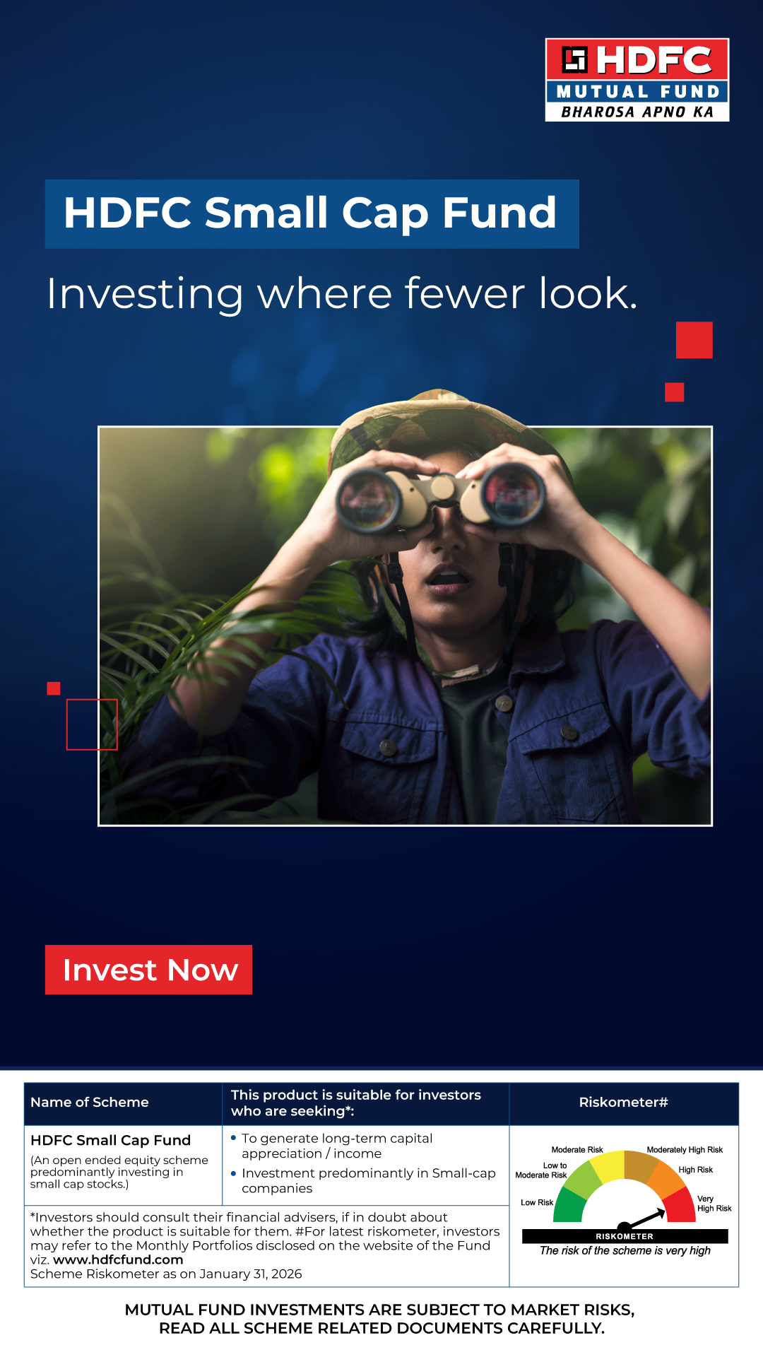HDFC Mutual Fund Facebook ad