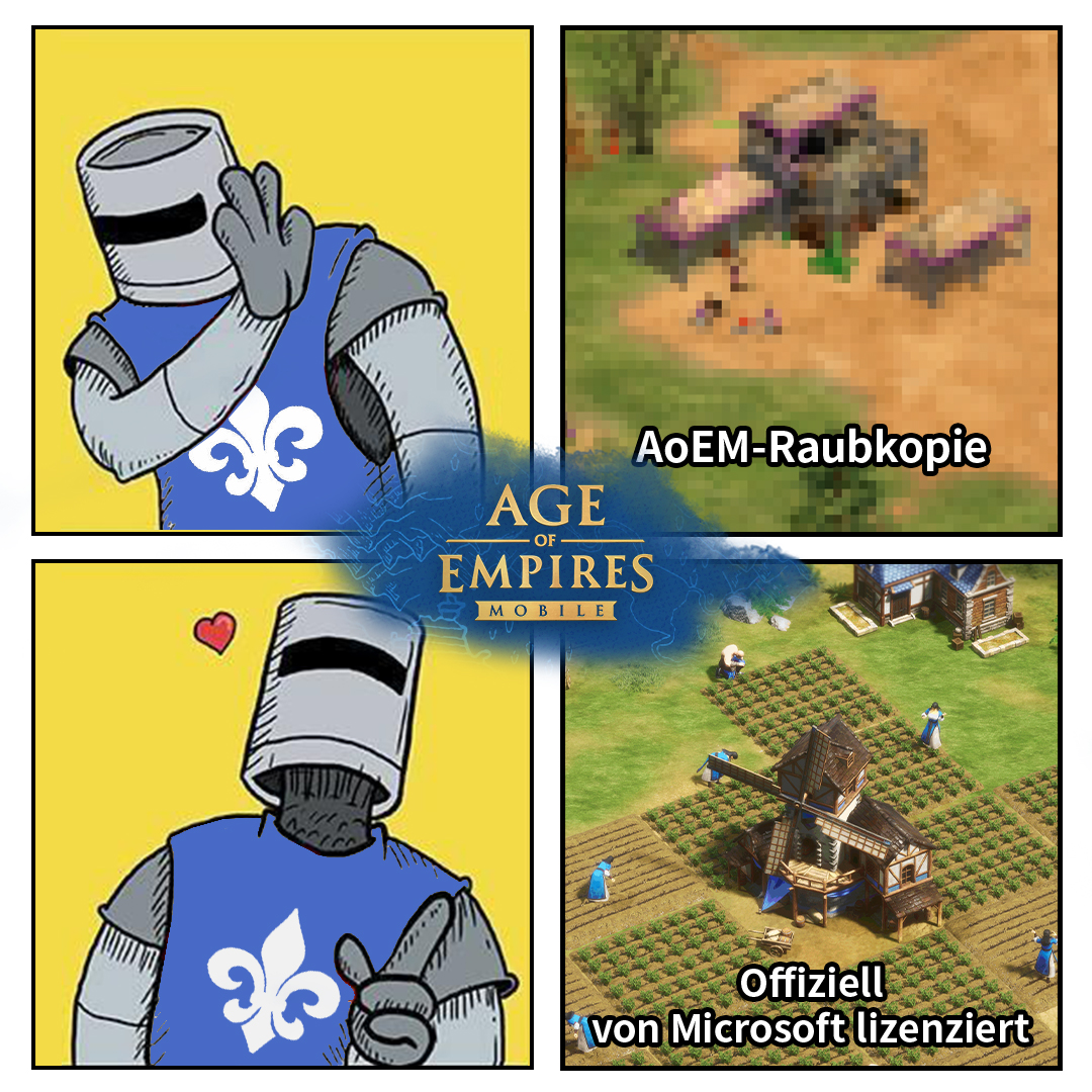 Age of Empires Mobile Facebook ad: Age of Empires playable on your mobile
