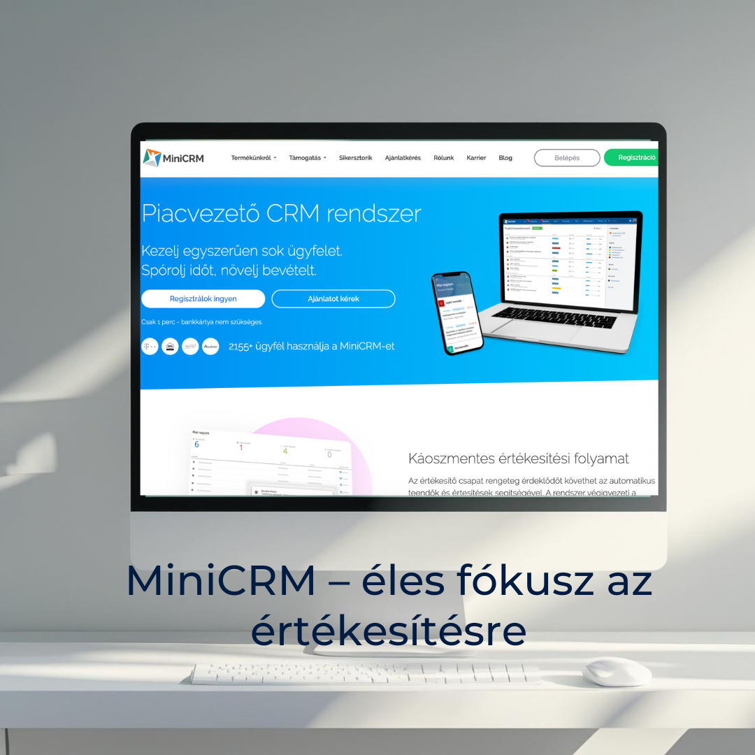 MiniCRM - kezedben az értékesítés Facebook ad