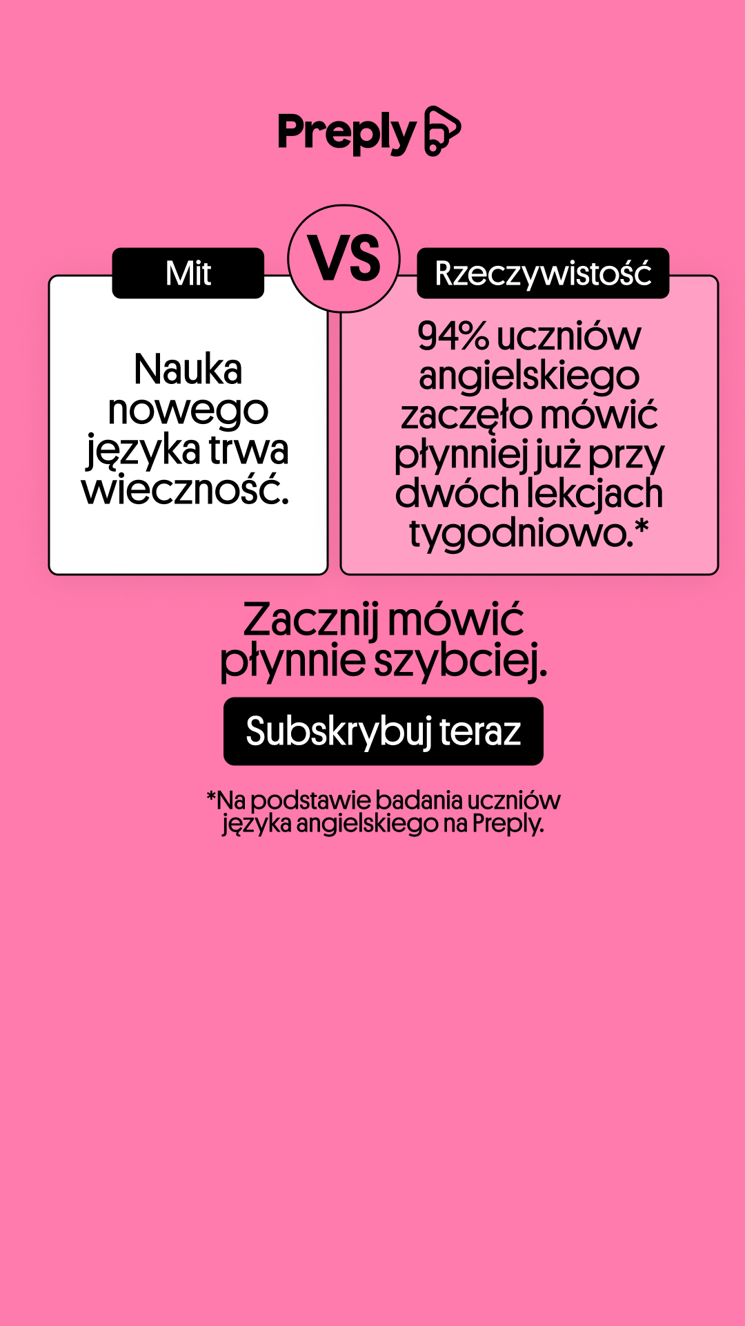 Preply Facebook ad