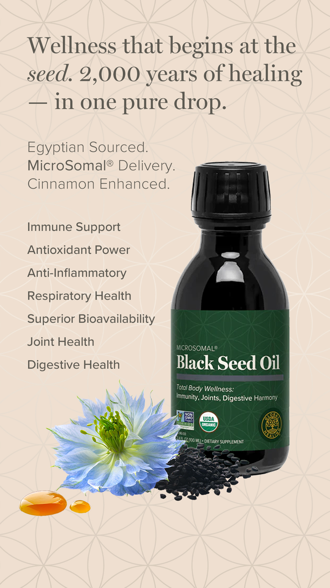 Global Healing Facebook ad