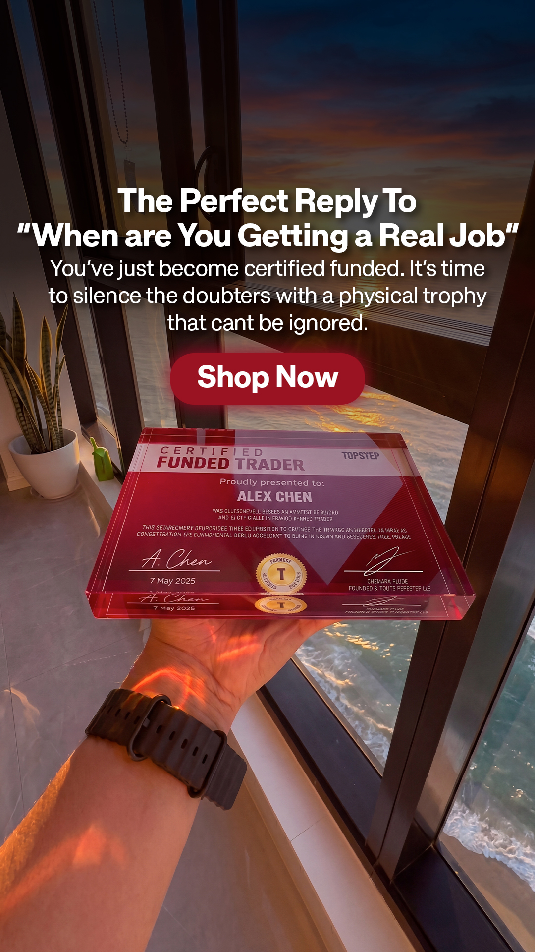 TradingPool Facebook ad