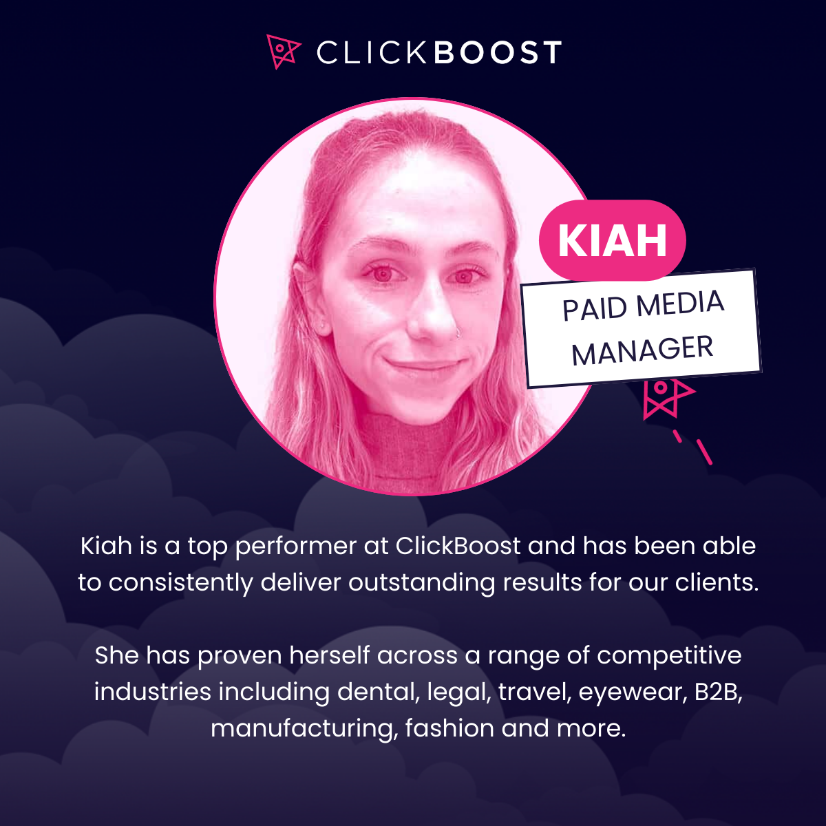 ClickBoost Facebook ad