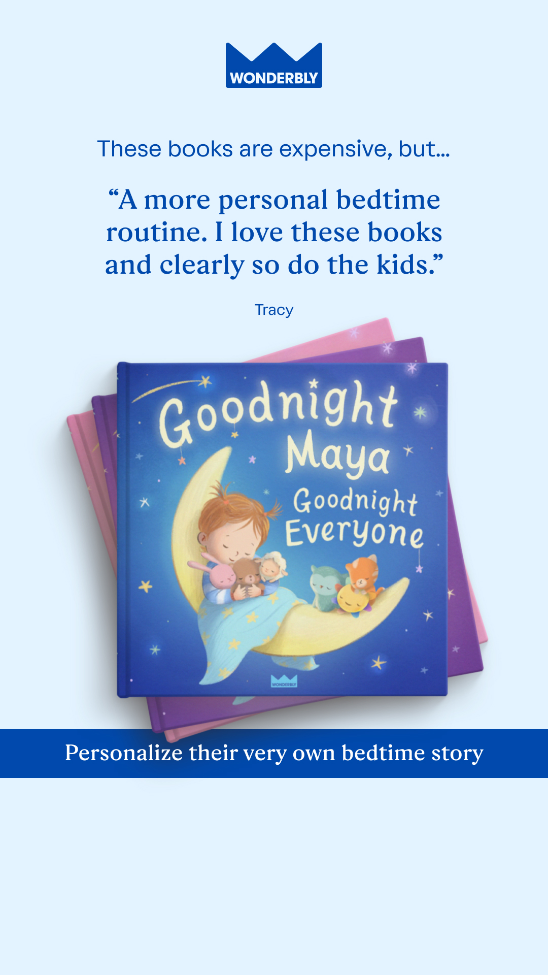 Wonderbly Facebook ad