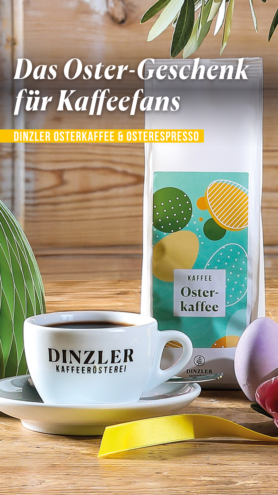 Dinzler Kaffeerösterei Facebook ad from Feb 28, 2026
