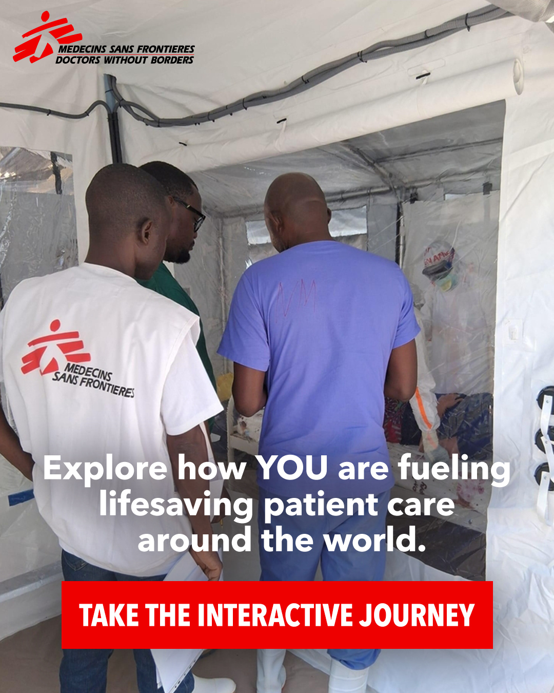 Doctors Without Borders/Médecins Sans Frontières (MSF) Facebook ad