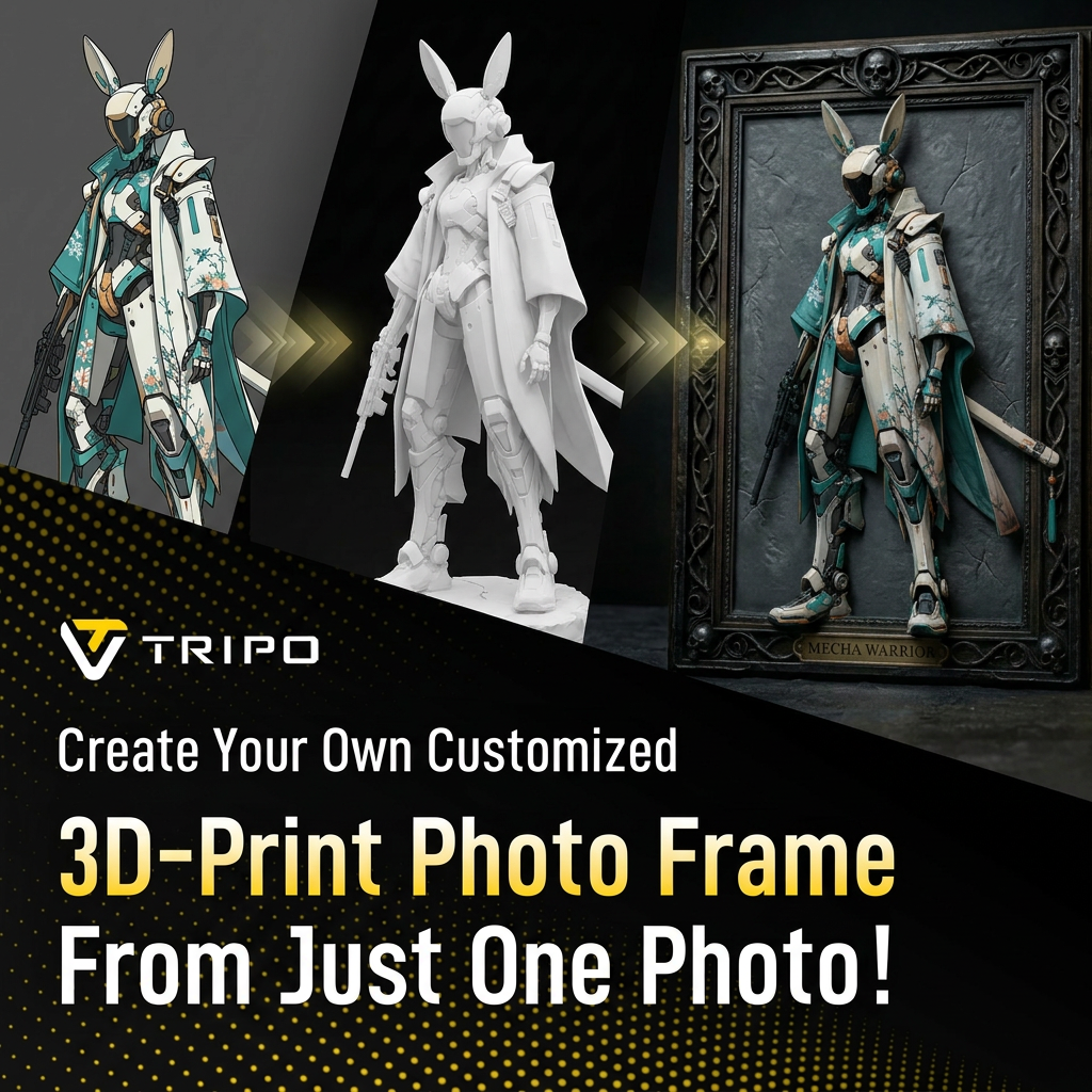 Tripo 3D Facebook ad