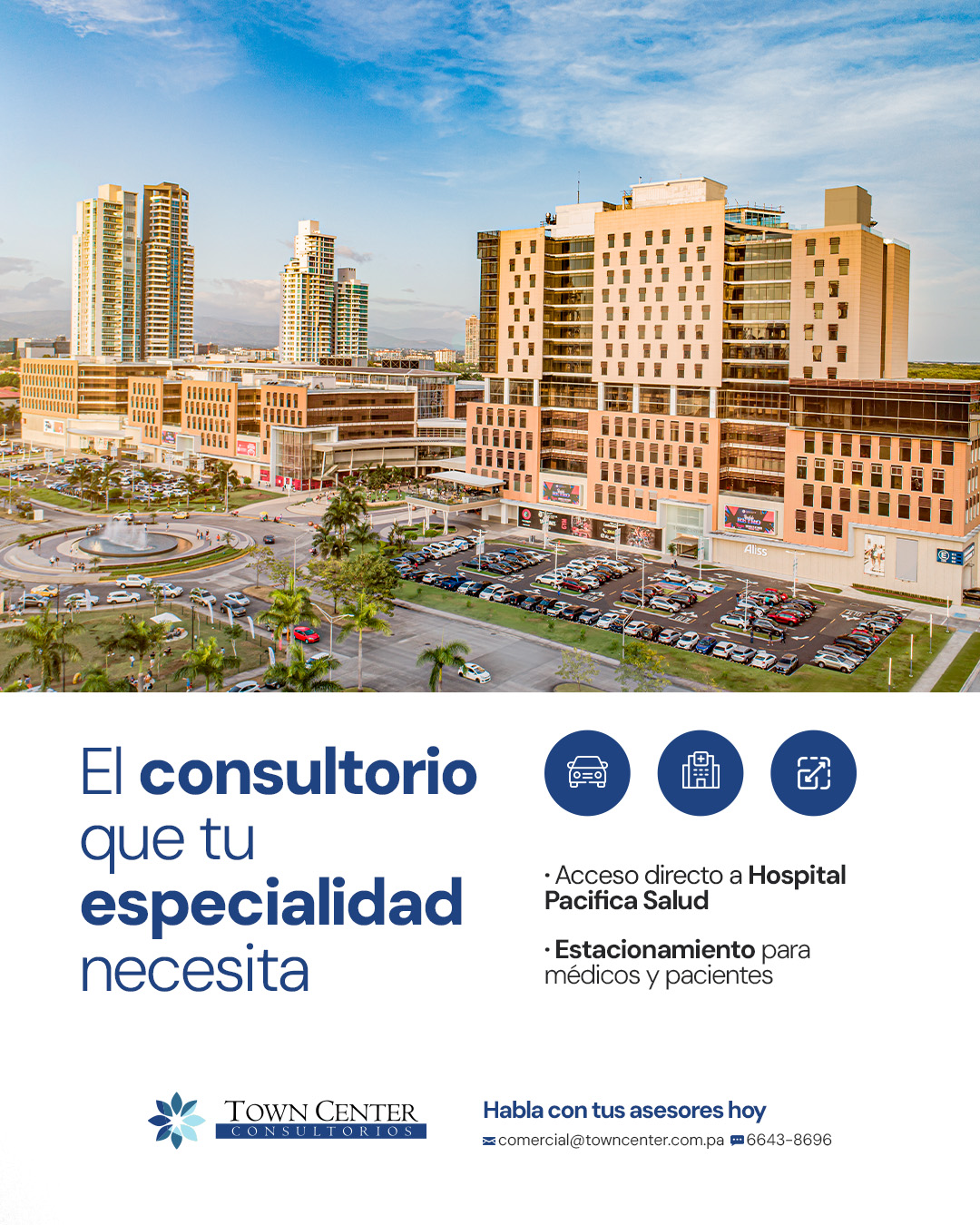 Consultorios Town Center Facebook ad