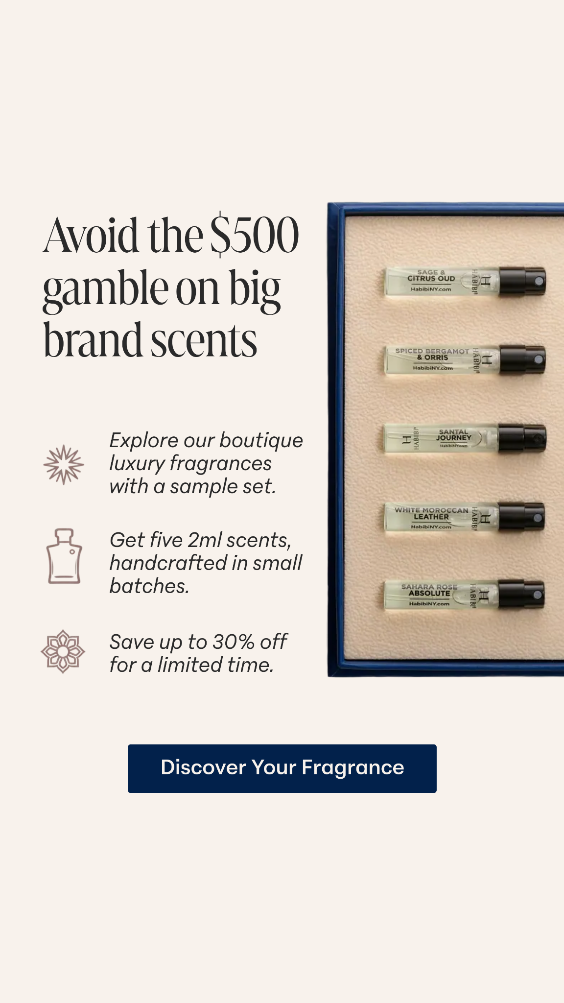 Habibi New York - Luxury Fragrance Facebook ad