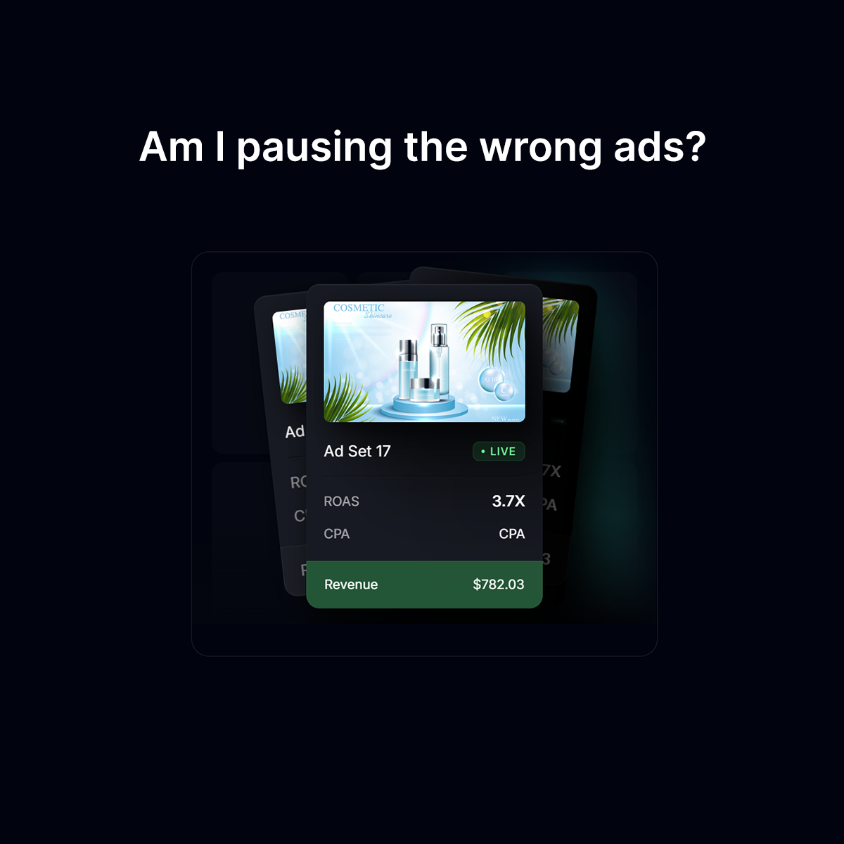 wetracked.io Facebook ad