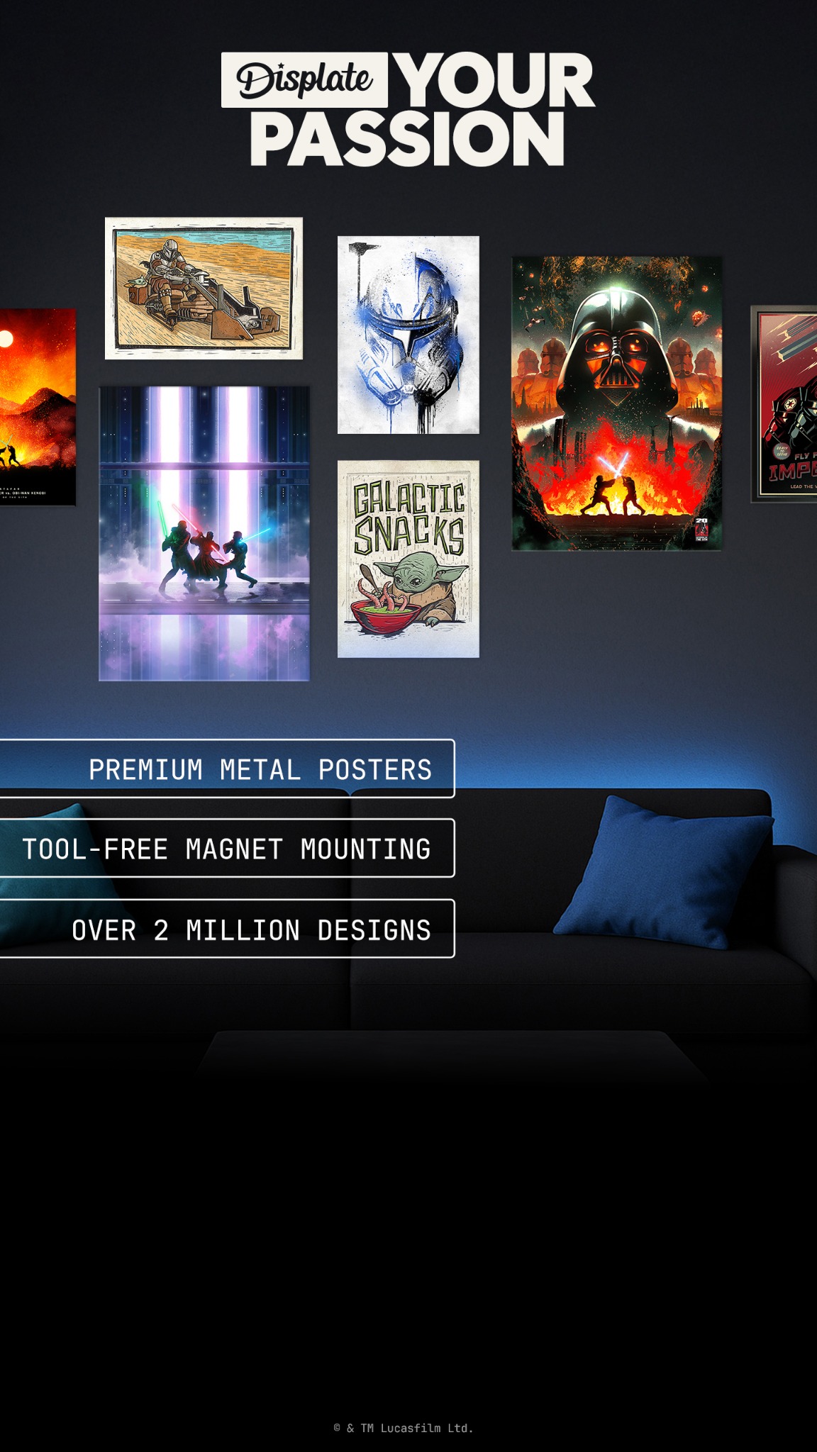 Displate Facebook ad