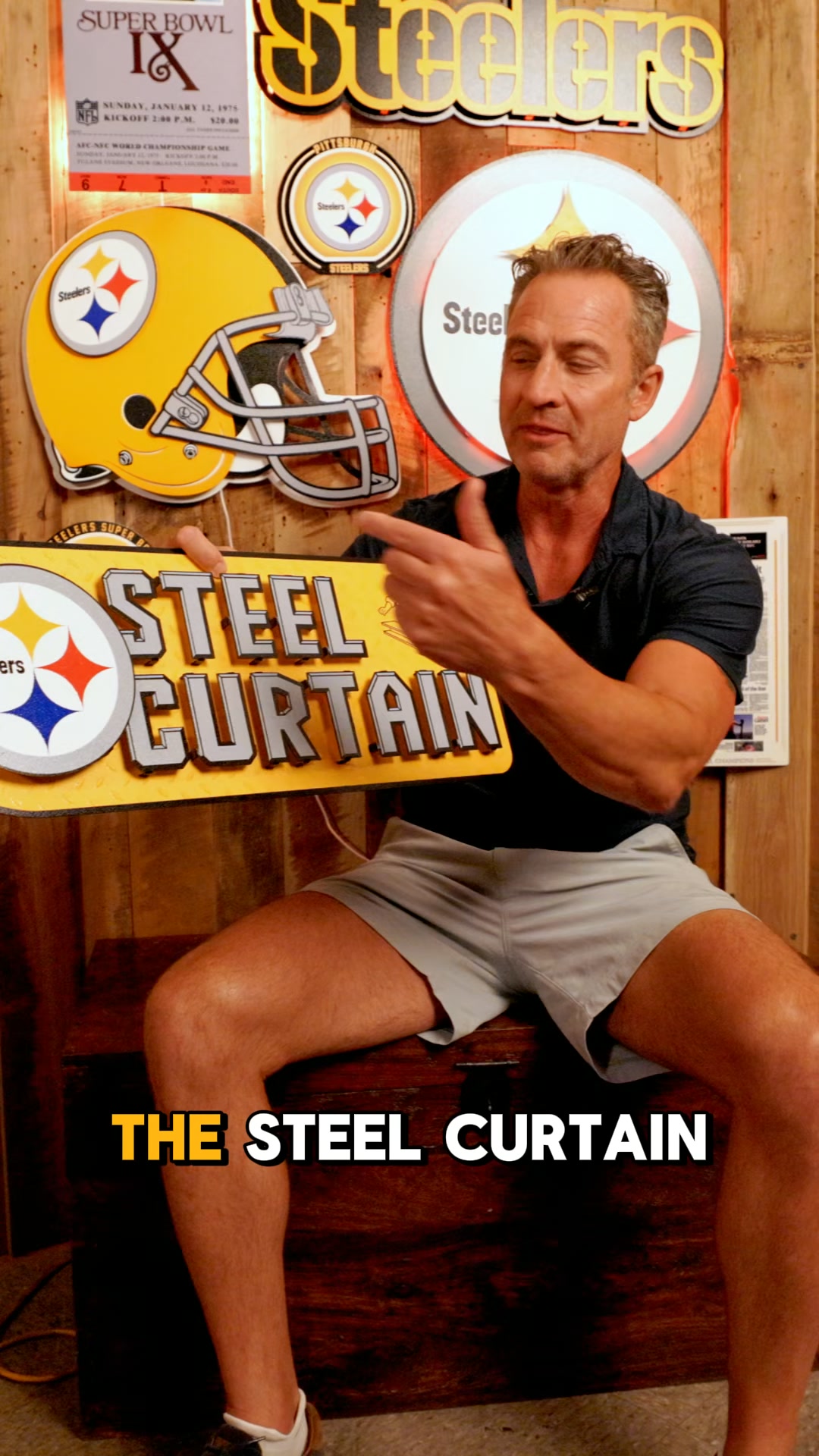 Hex Head Art Facebook ad: Built for Old-School Steelers Fans