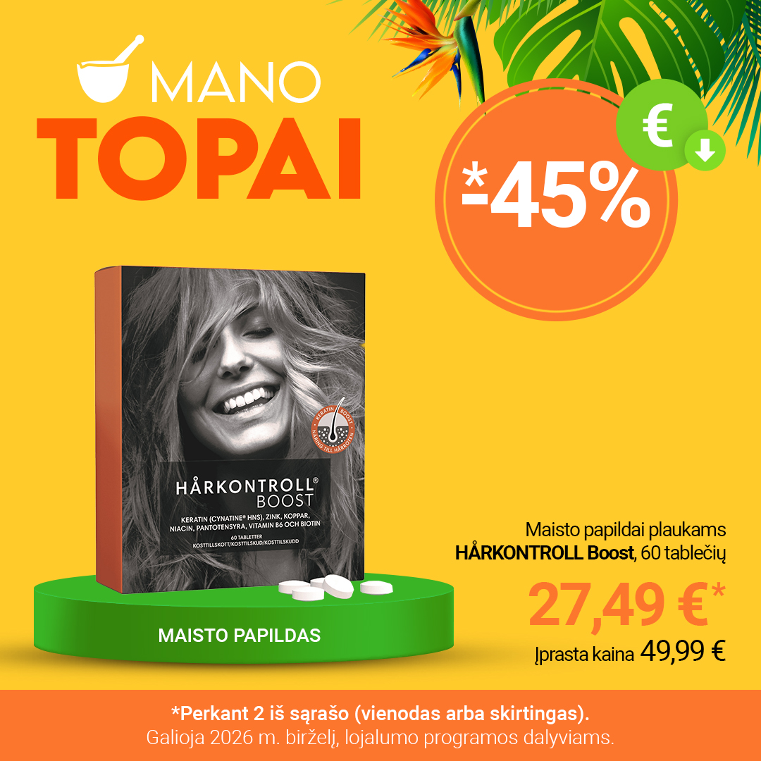 MANO vaistinė Facebook ad