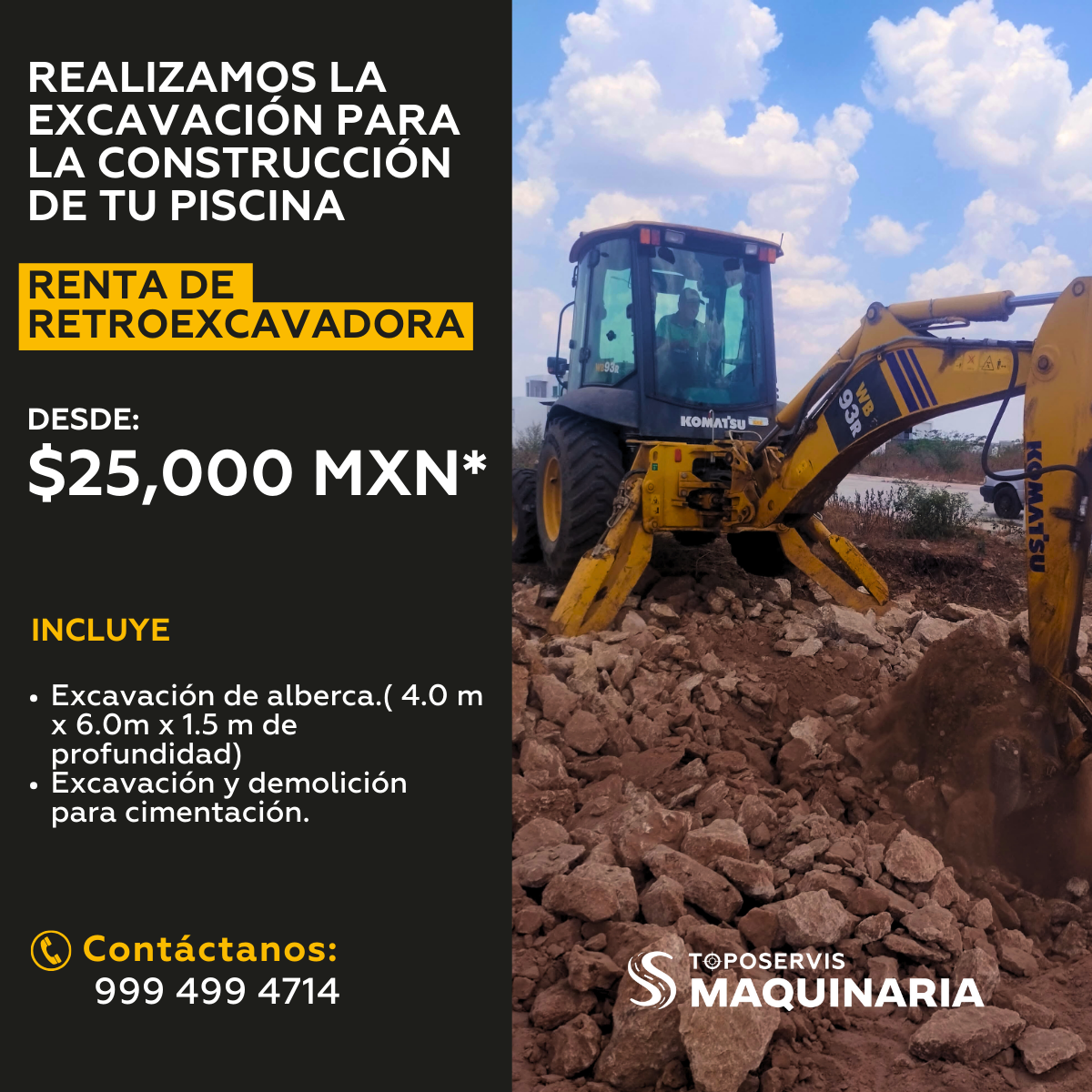 Toposervis Maquinaria Facebook ad