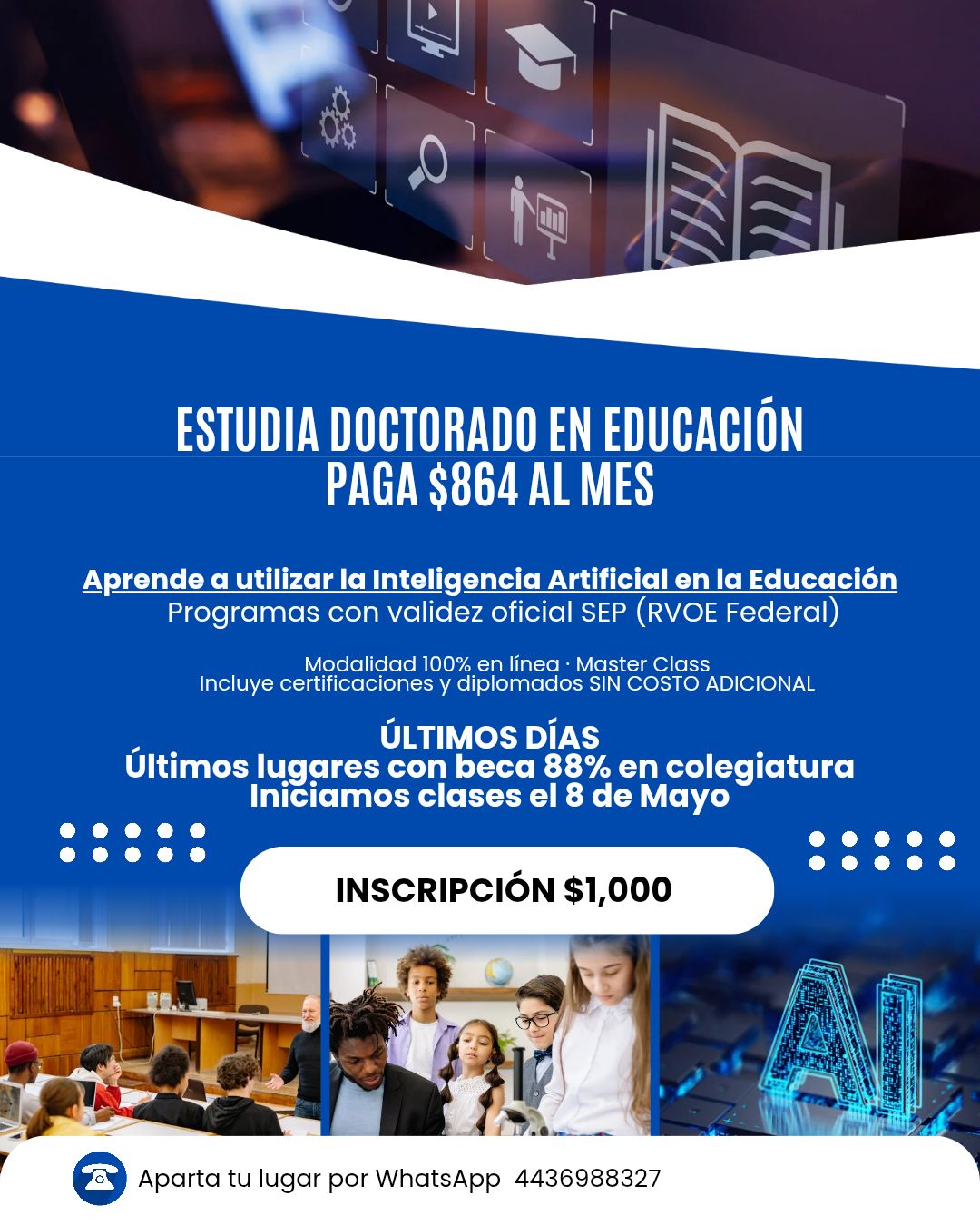 Educación Digital y Tecnológica de México Facebook ad