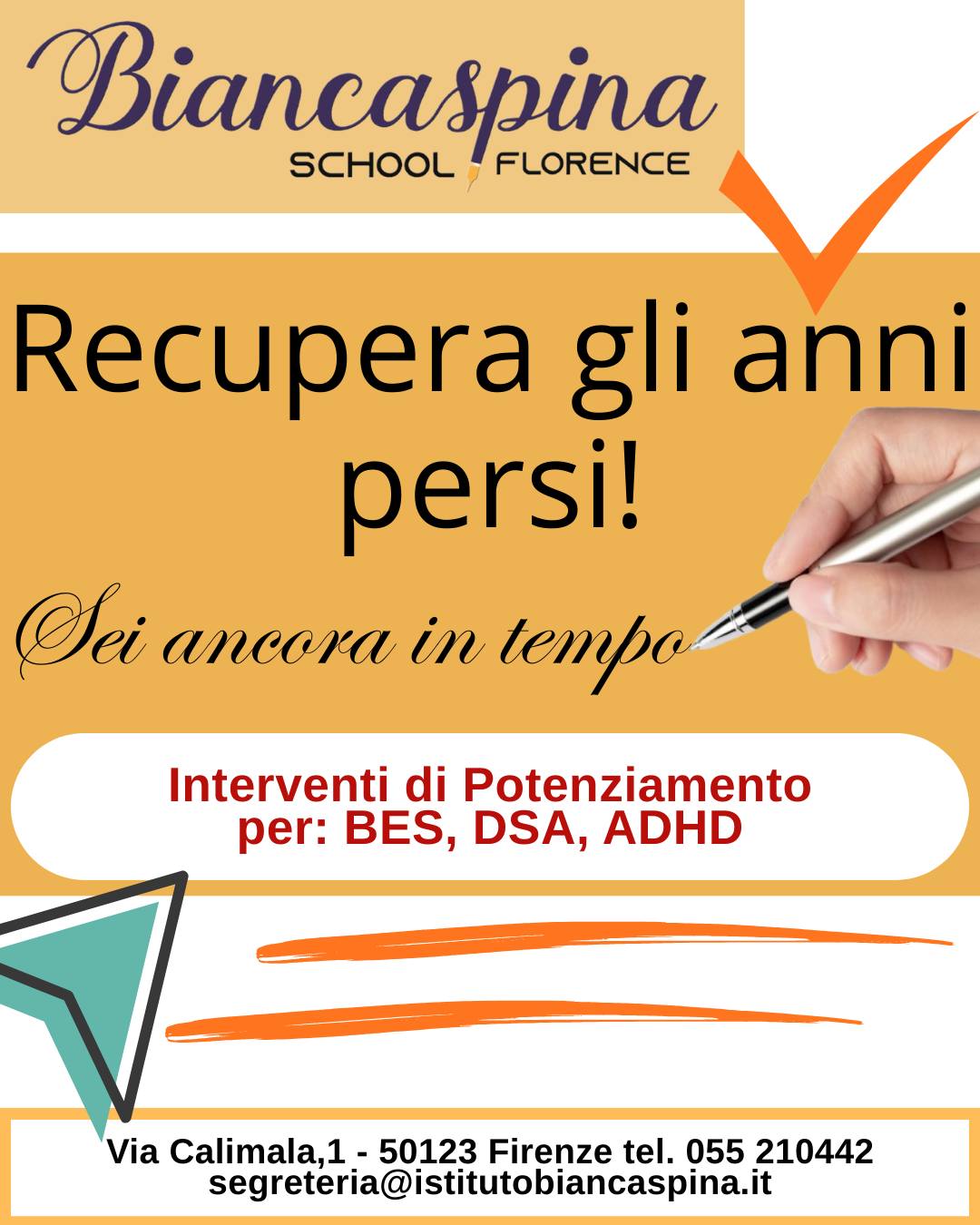 Istituto SEI Biancaspina Facebook ad: Istituto Sei Biancaspina - La tua scuola a Firenze