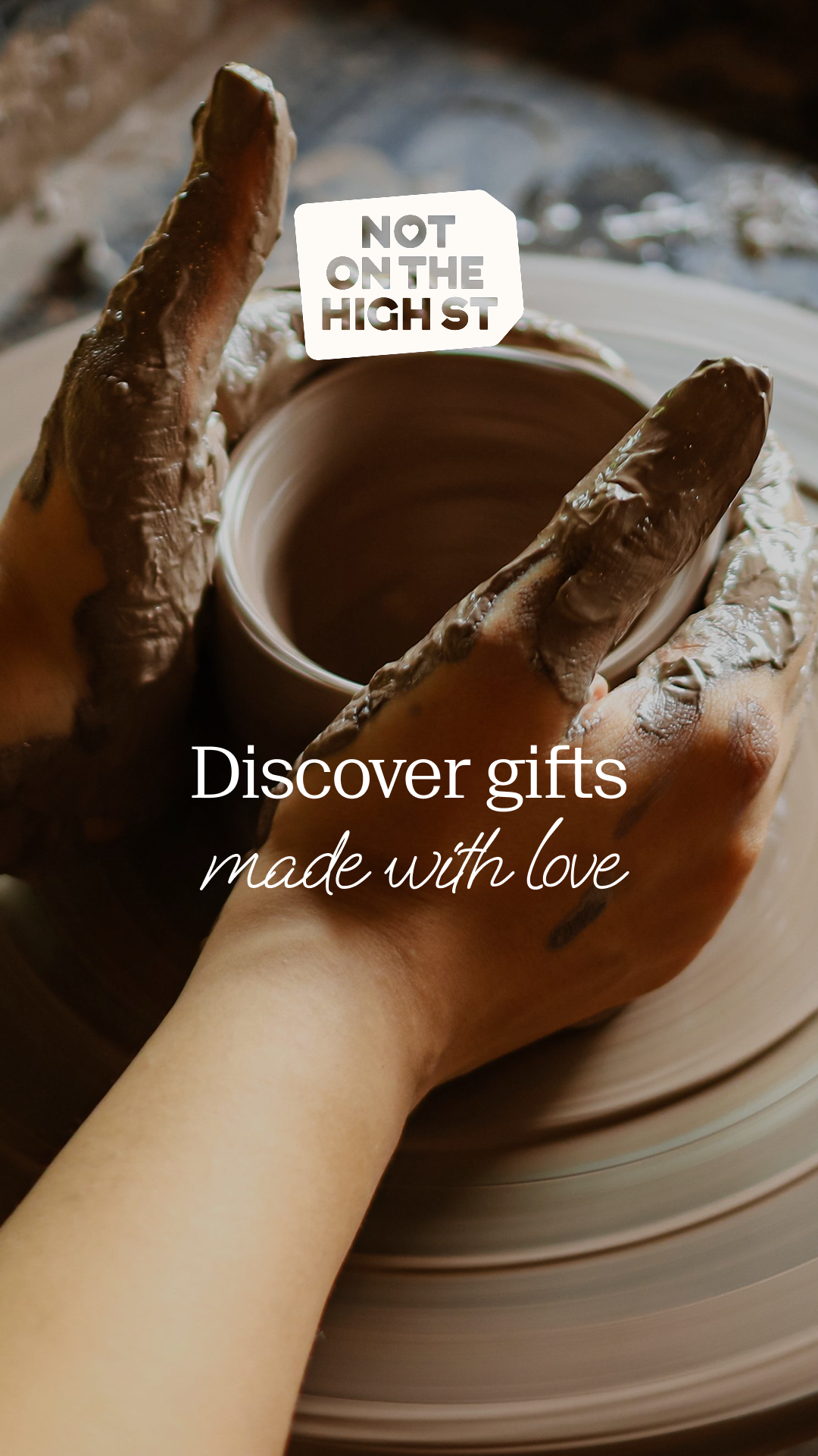 notonthehighstreet Facebook ad: Gifts that aren't off a shelf
