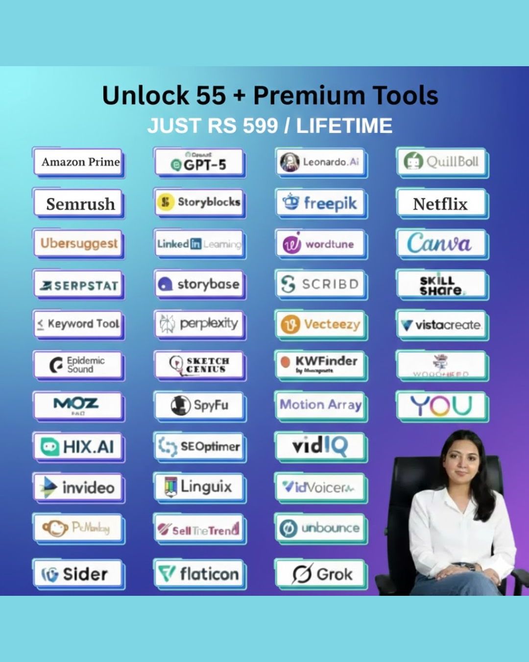 Digihub Facebook ad: 100+ SEO Tools Bundle at ₹599, get everything…