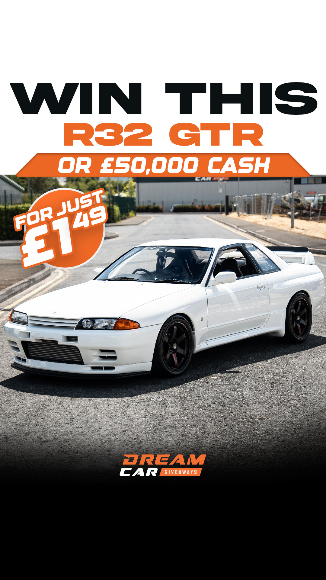 Dream Car Giveaways Facebook ad