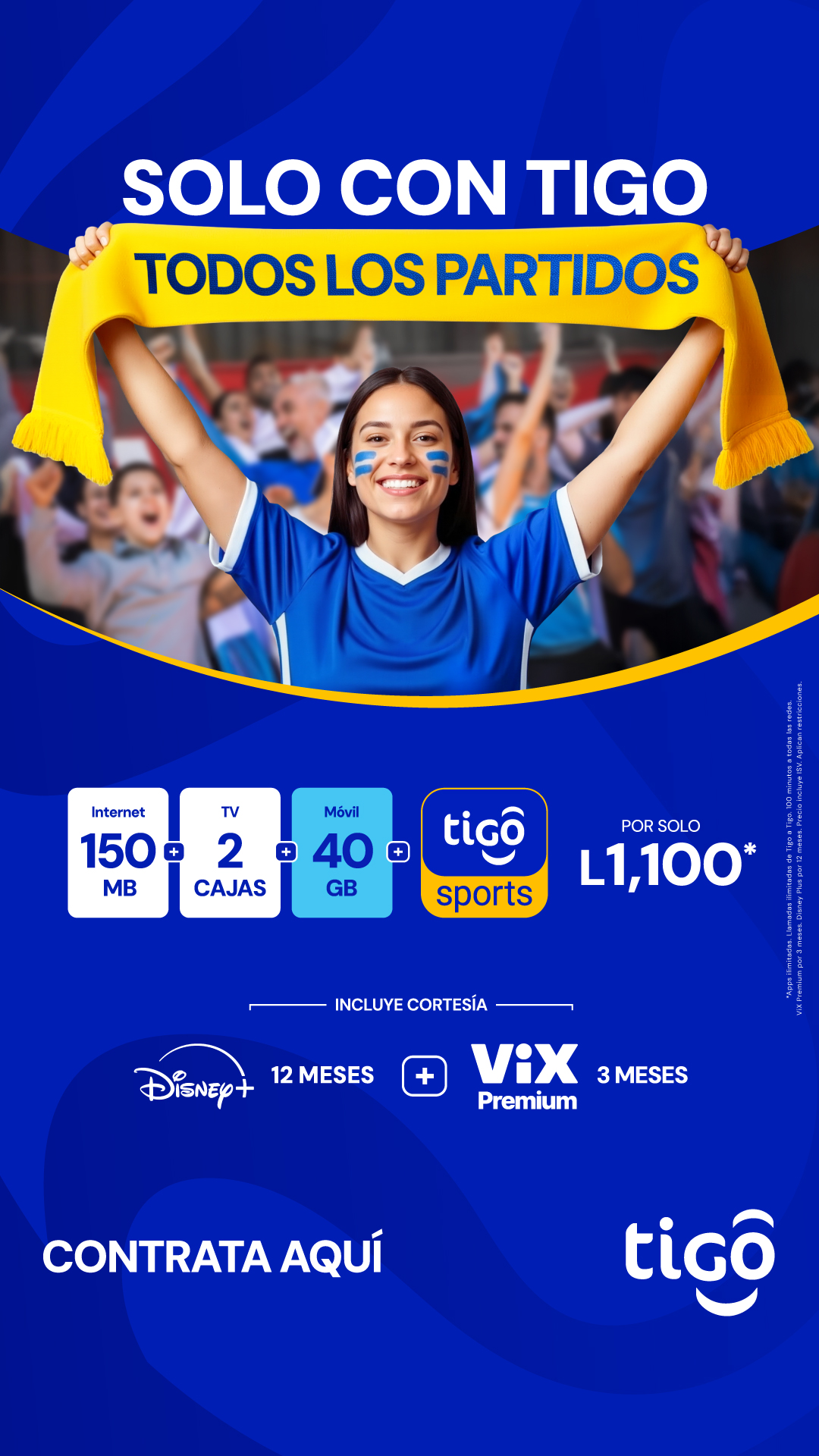 Tigo Honduras Facebook ad